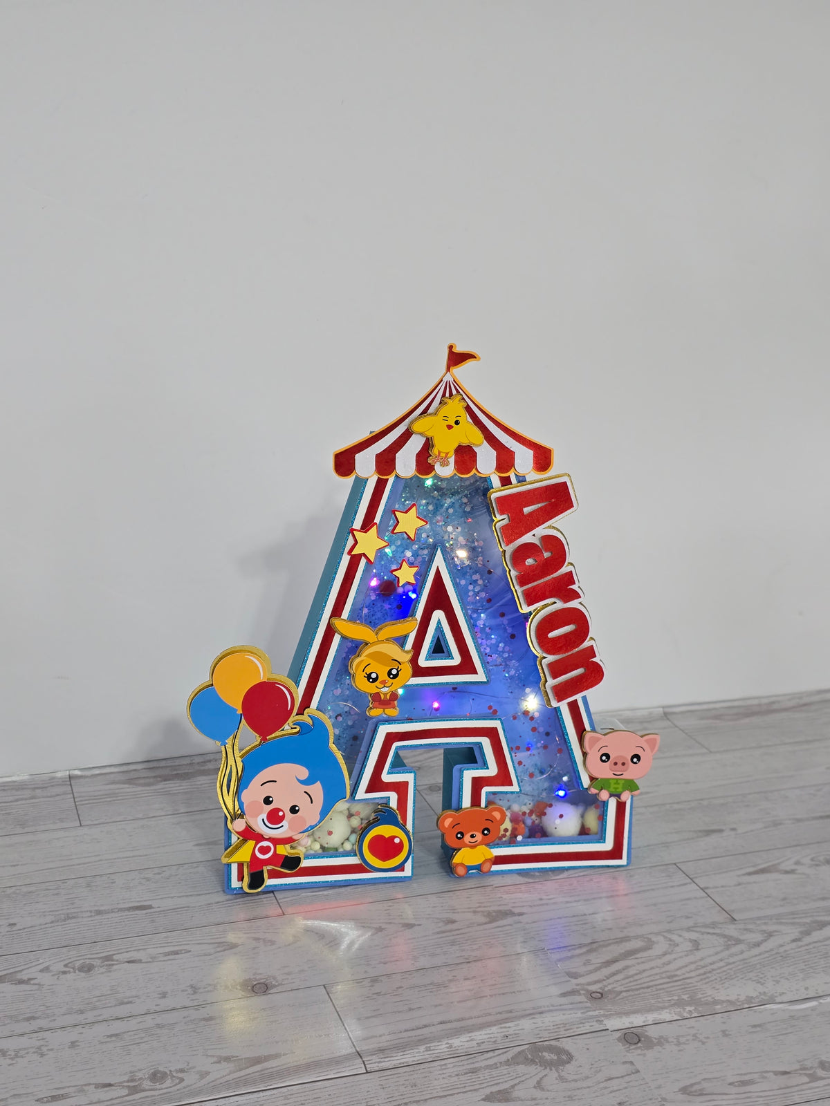 Custom 3D Light-Up Letters & Glowing Table Centerpiece (Plim)