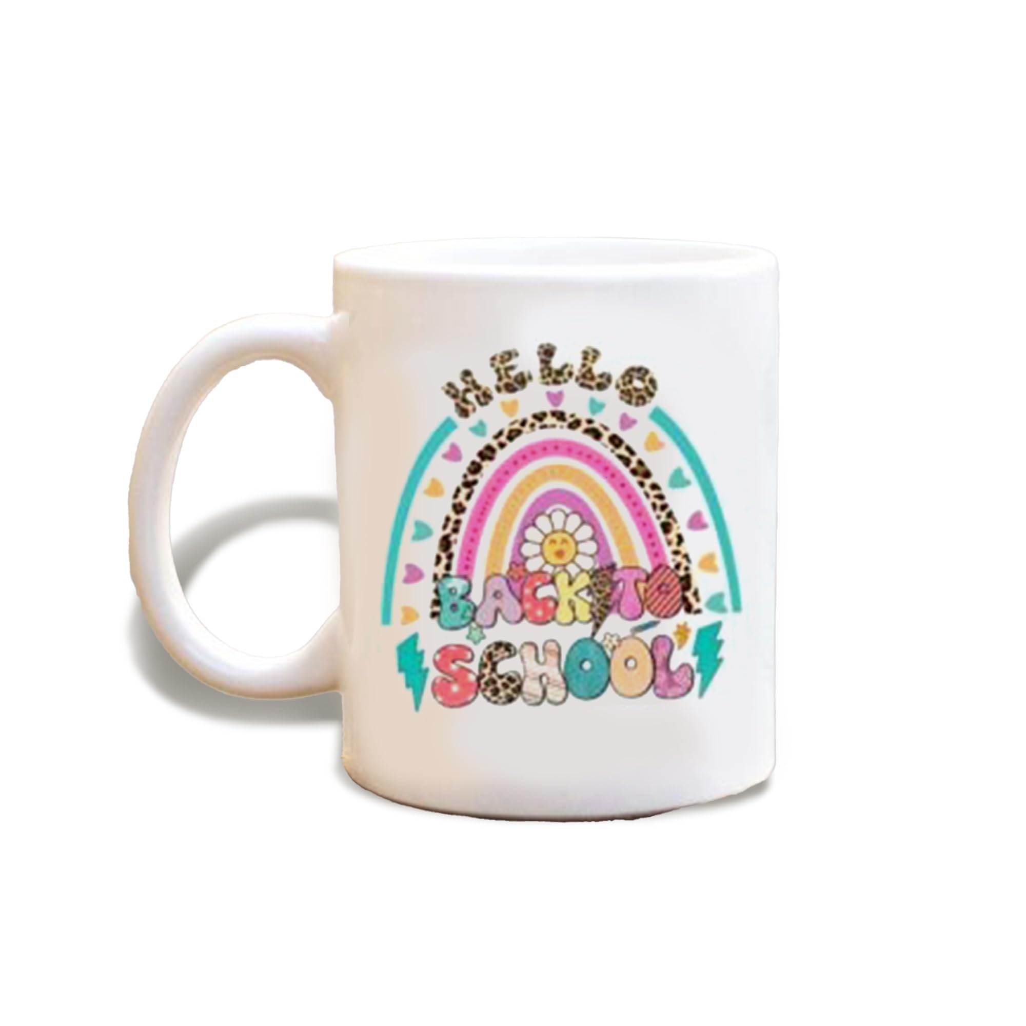 Back to School Ceramic Mug, 11 oz, First Day of School Theme