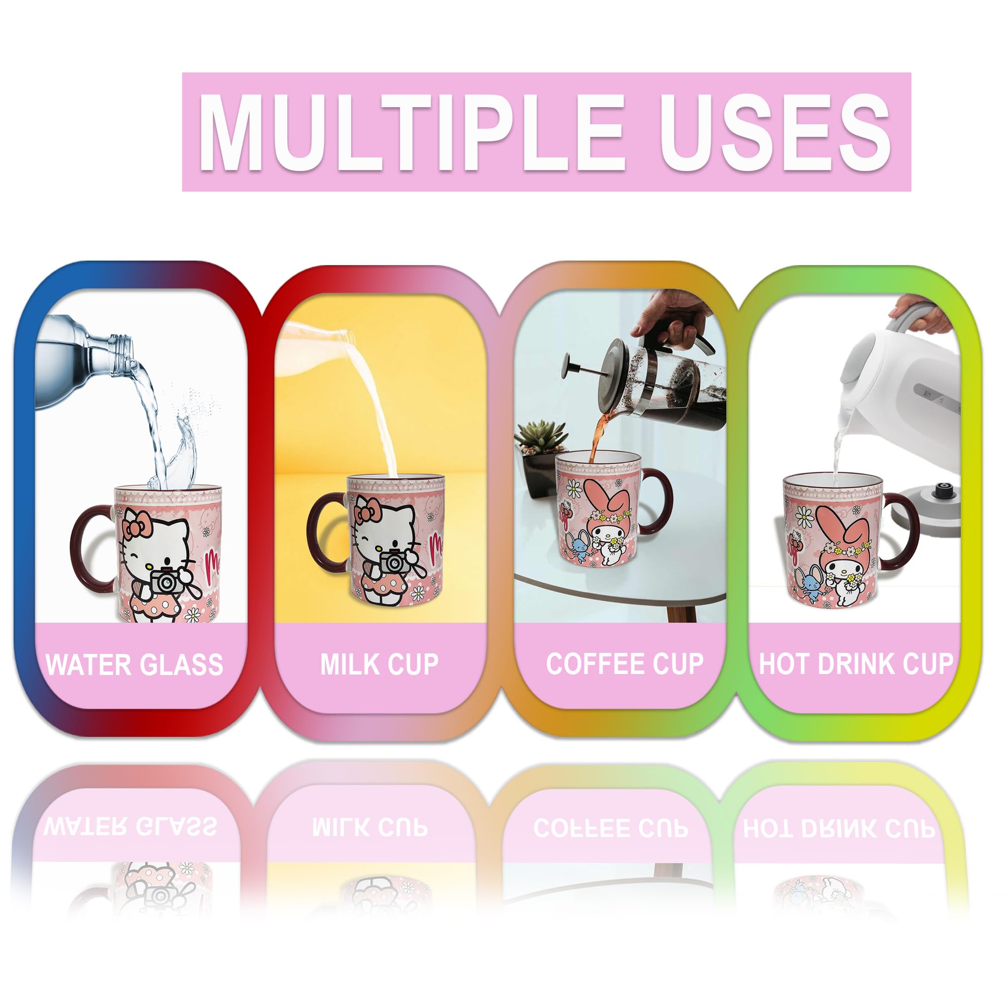 Personalized Kitty and Melody 11oz Ceramic Mug