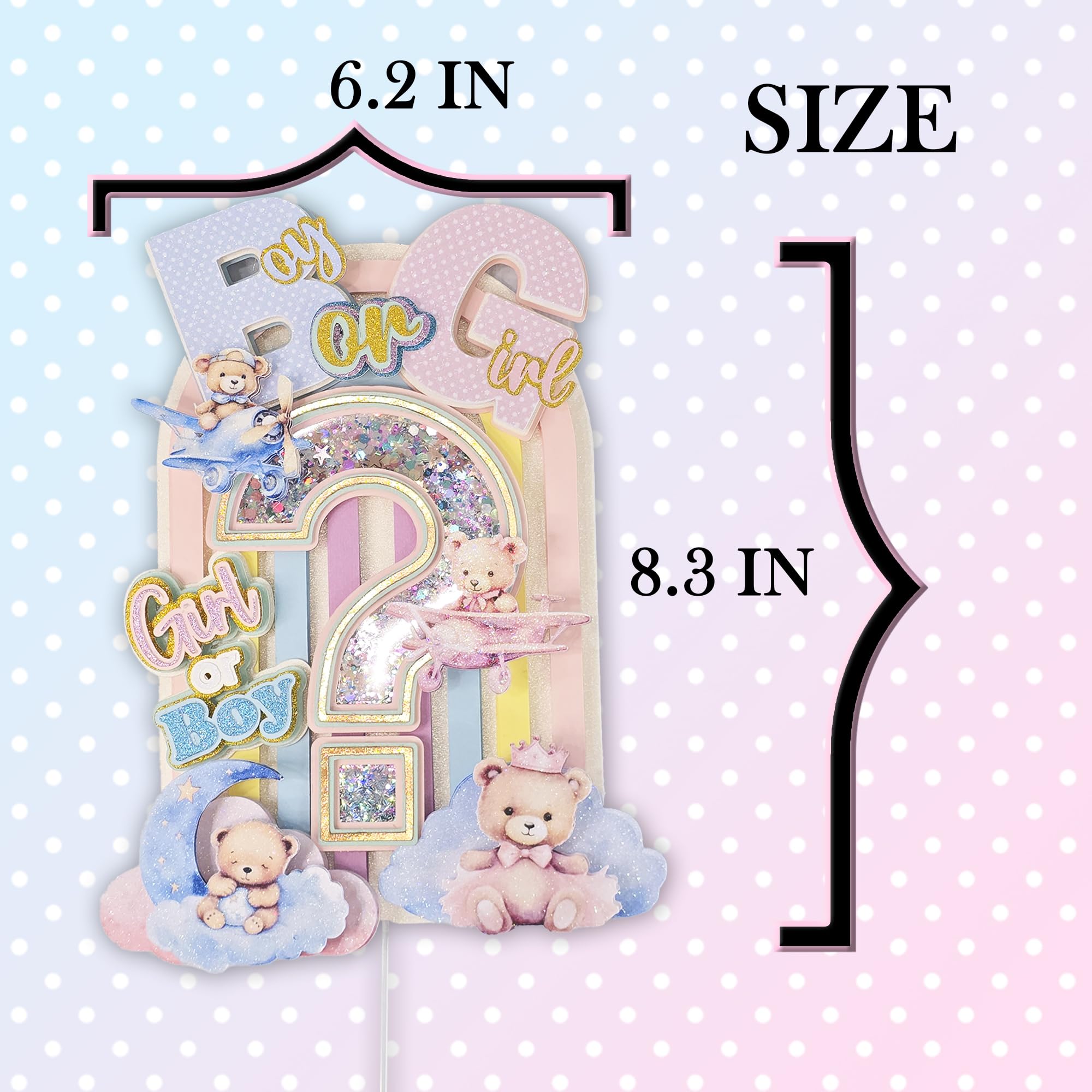 Personalized 3D Glitter Cartoon Cake Toppers for Children's Birthdays