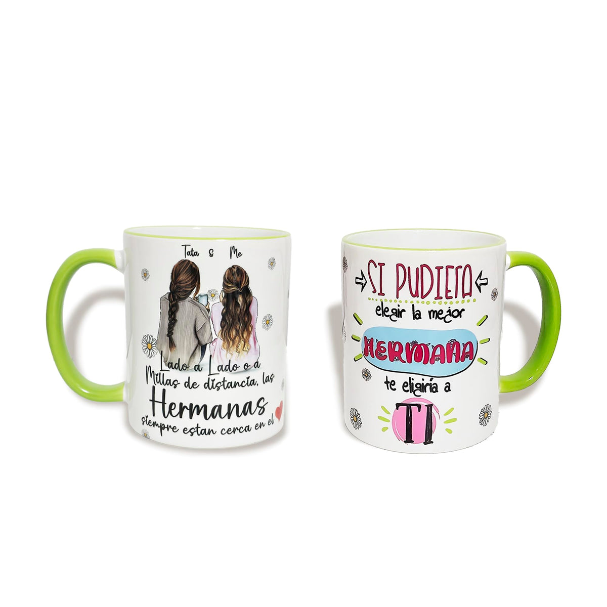 Personalized Sister 11oz Ceramic Mug (Español)