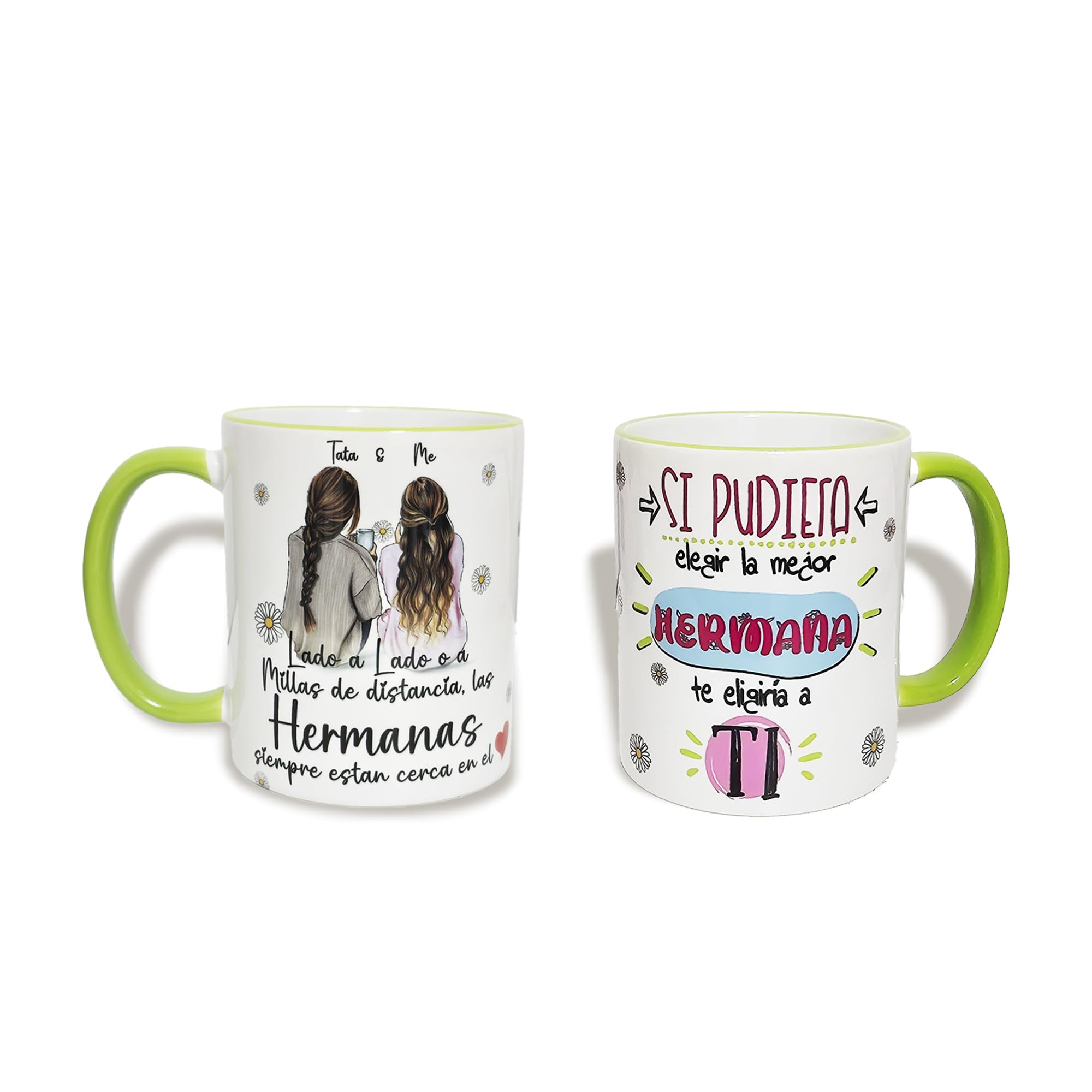 Personalized Sister 11oz Ceramic Mug (Español)