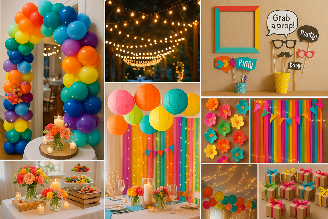 🎉 11 Ideas Creativas de Decoración de Fiestas para Sorprender a tus Invitados