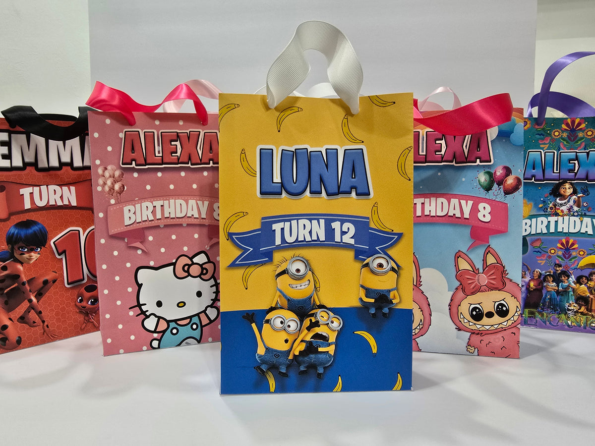 PERSONALIZED GIFT BAGS & BOXES | CUSTOM PARTY PACKAGING