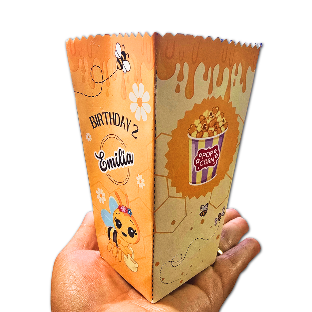 Mini Pop Box Personalizadas - Cajitas de Palomitas para Fiestas