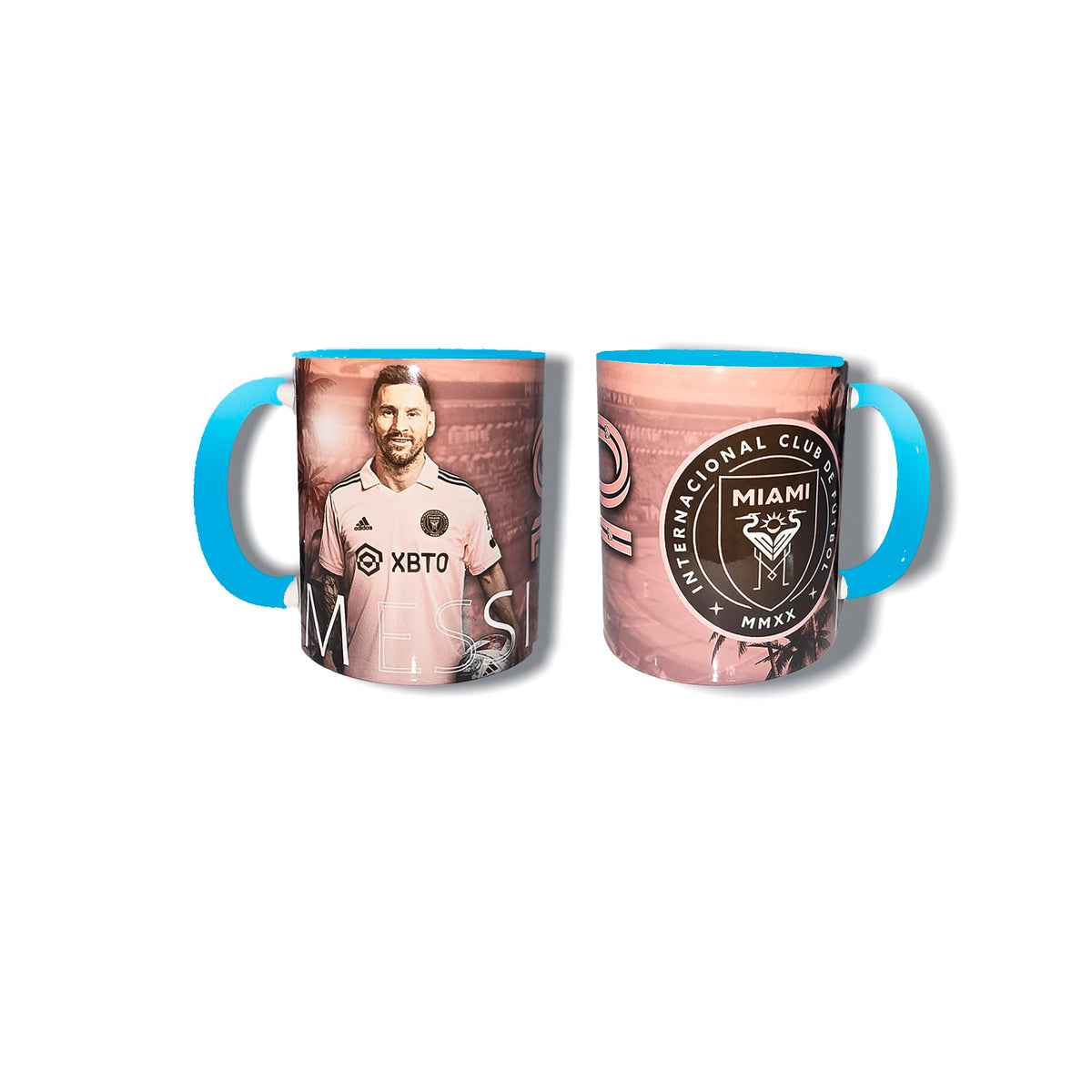 Taza de café de fútbol con impresión completa