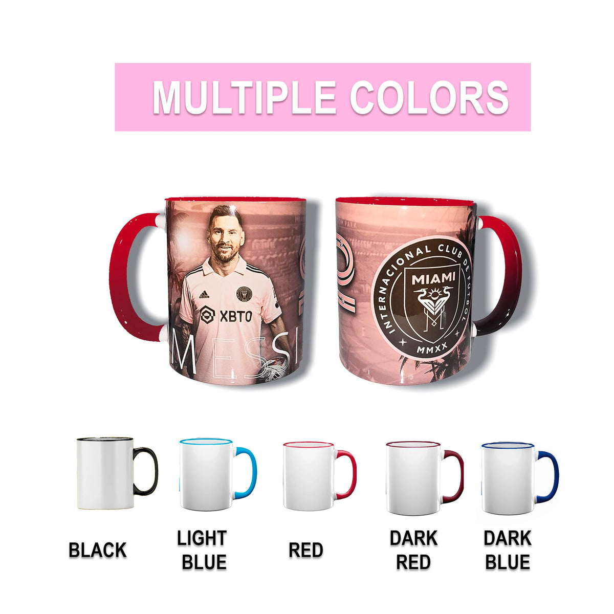 Taza de café de fútbol con impresión completa
