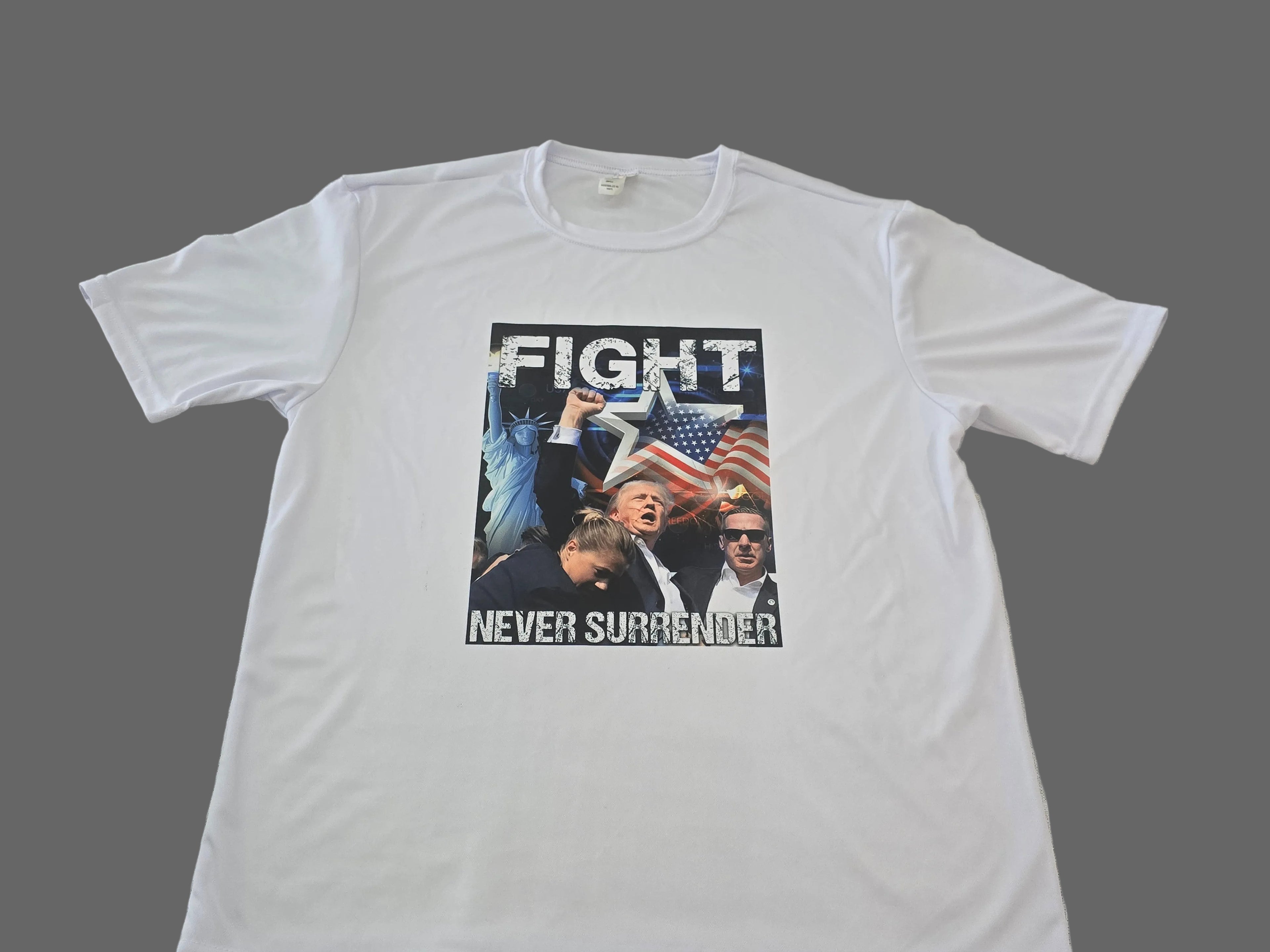 Custom White Sublimated T-Shirt – Personalized Shirt with Name, Photo, Logo or Custom Design | Unique Gift Idea