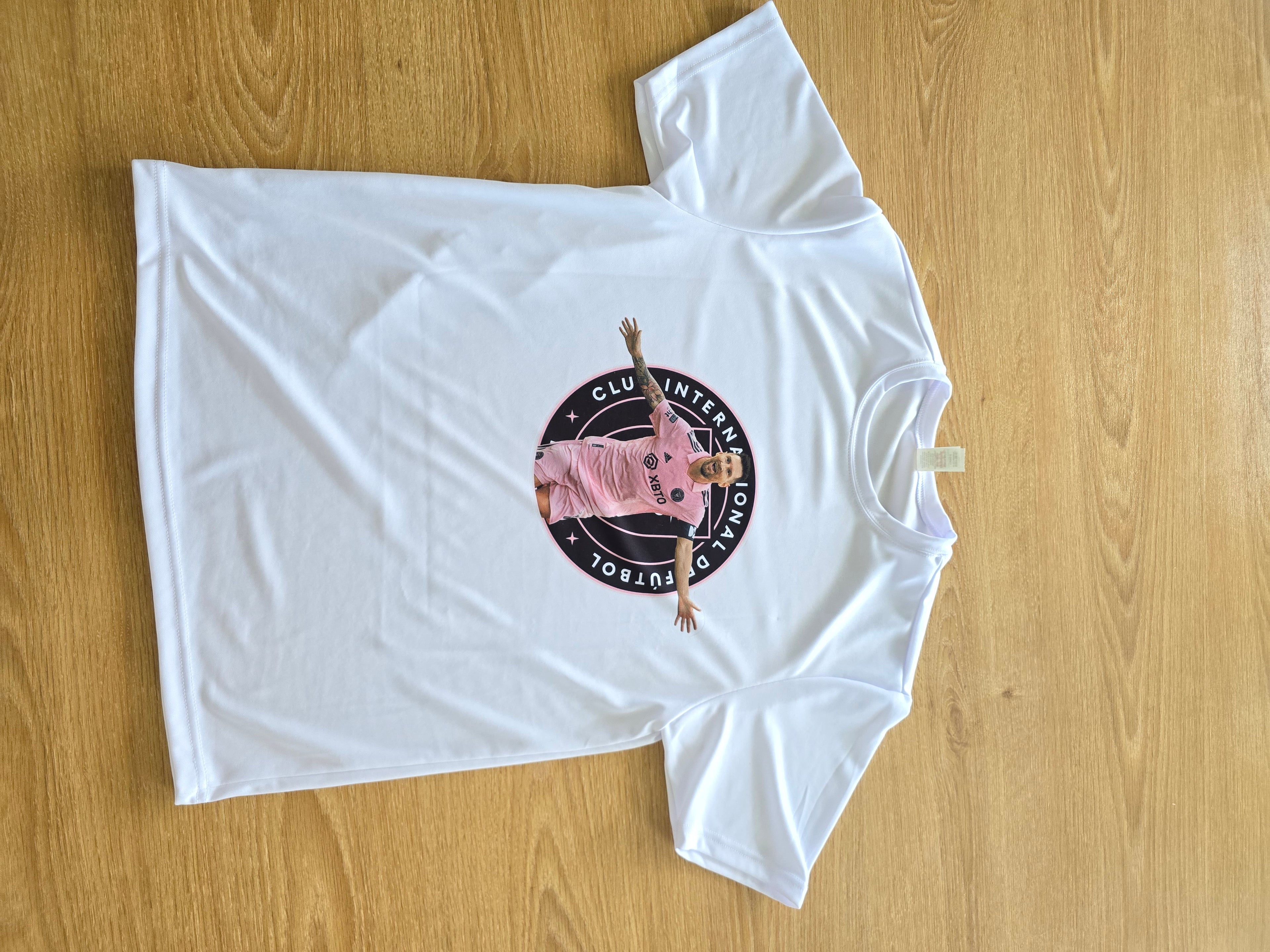 Custom White Sublimated T-Shirt – Personalized Shirt with Name, Photo, Logo or Custom Design | Unique Gift Idea