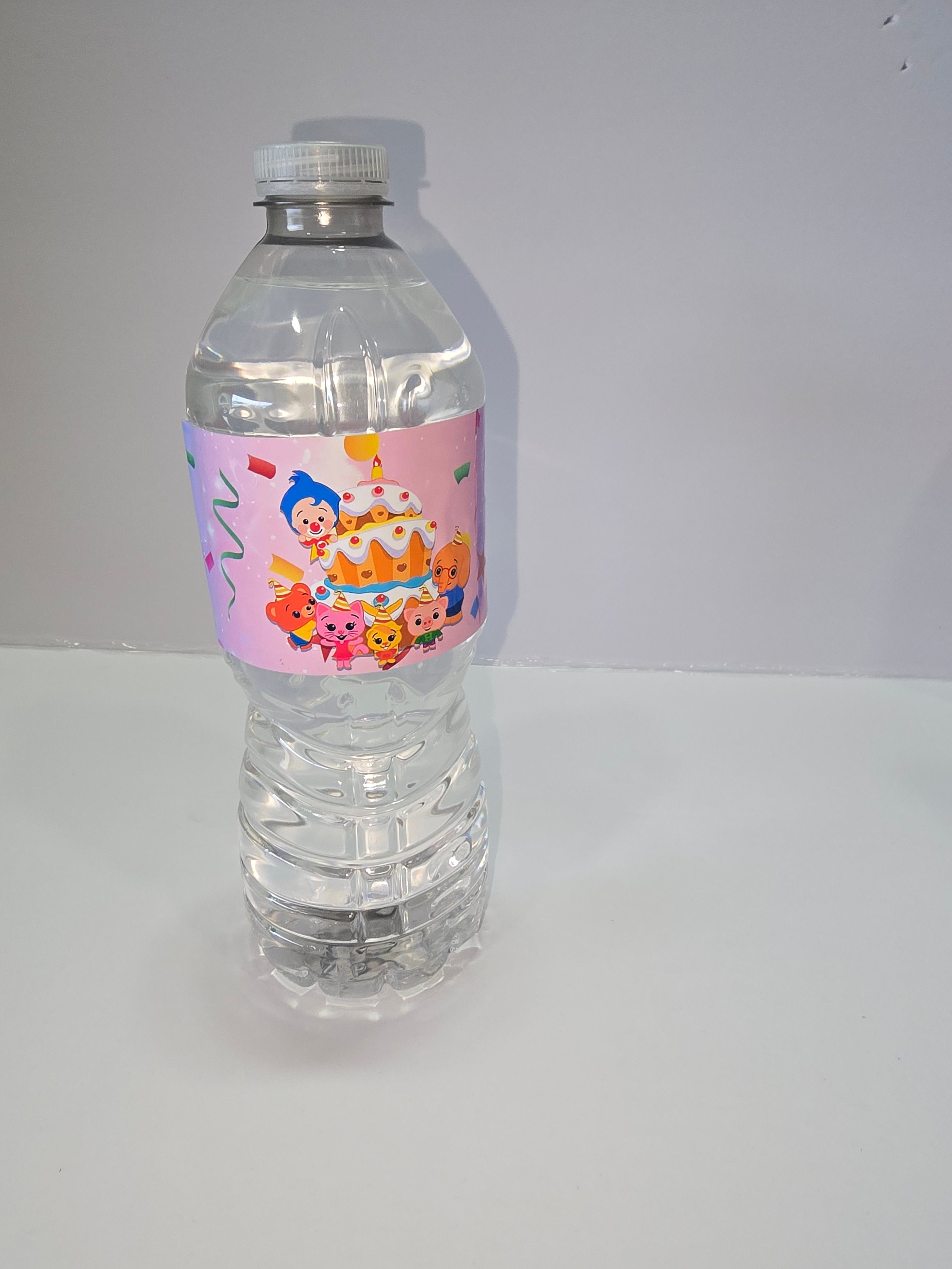 Pegatinas Personalizadas para Botellas de Agua - Fiestas y Eventos
