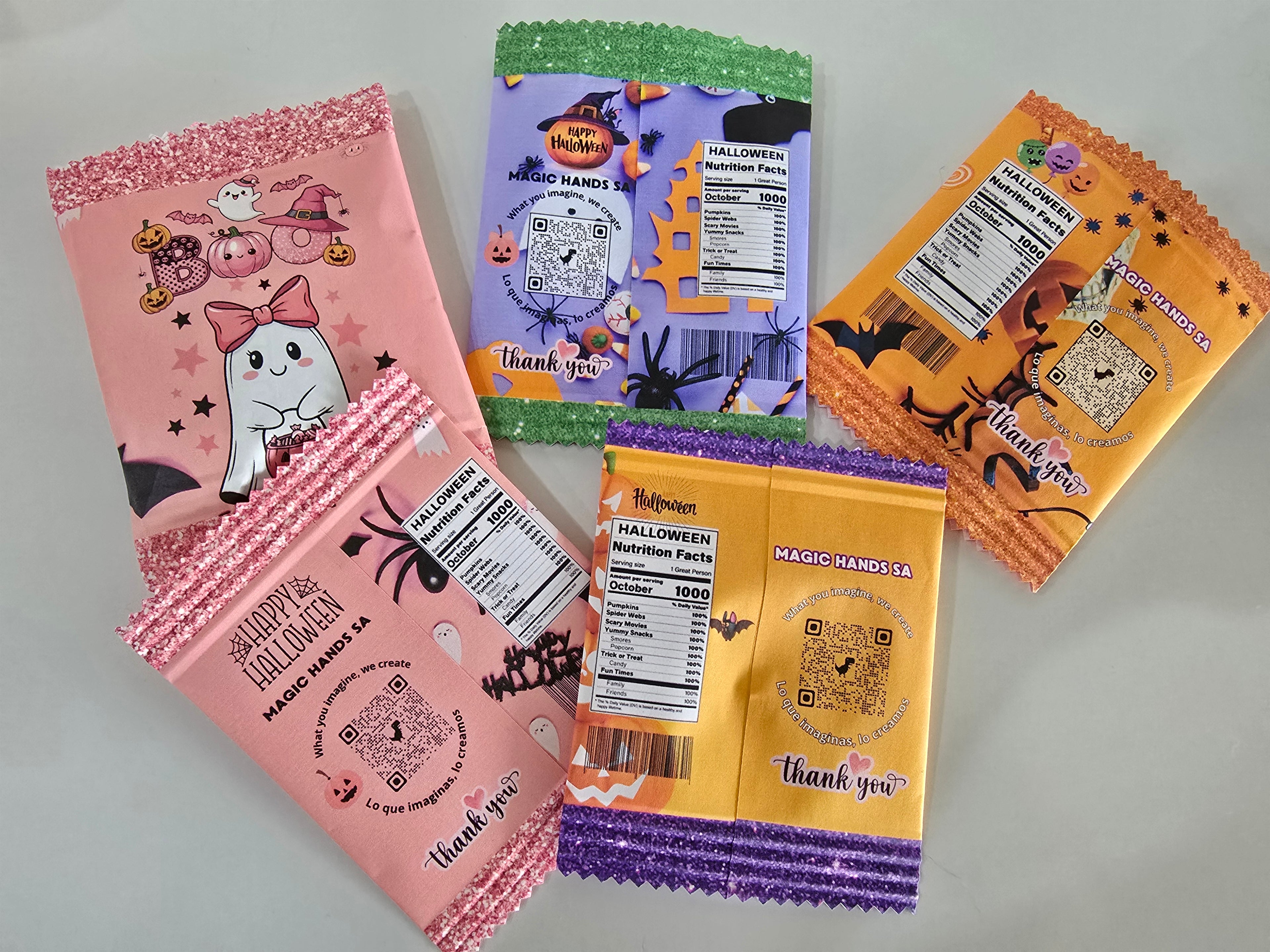 Mini Bolsas Dulceras Personalizadas Estilo Chips Bags - Todas las Temáticas