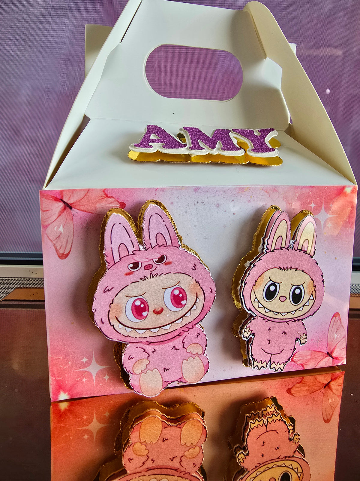 Mini Cajas Dulceras Personalizadas Estilo Box Lunch - Cajitas para Fiestas