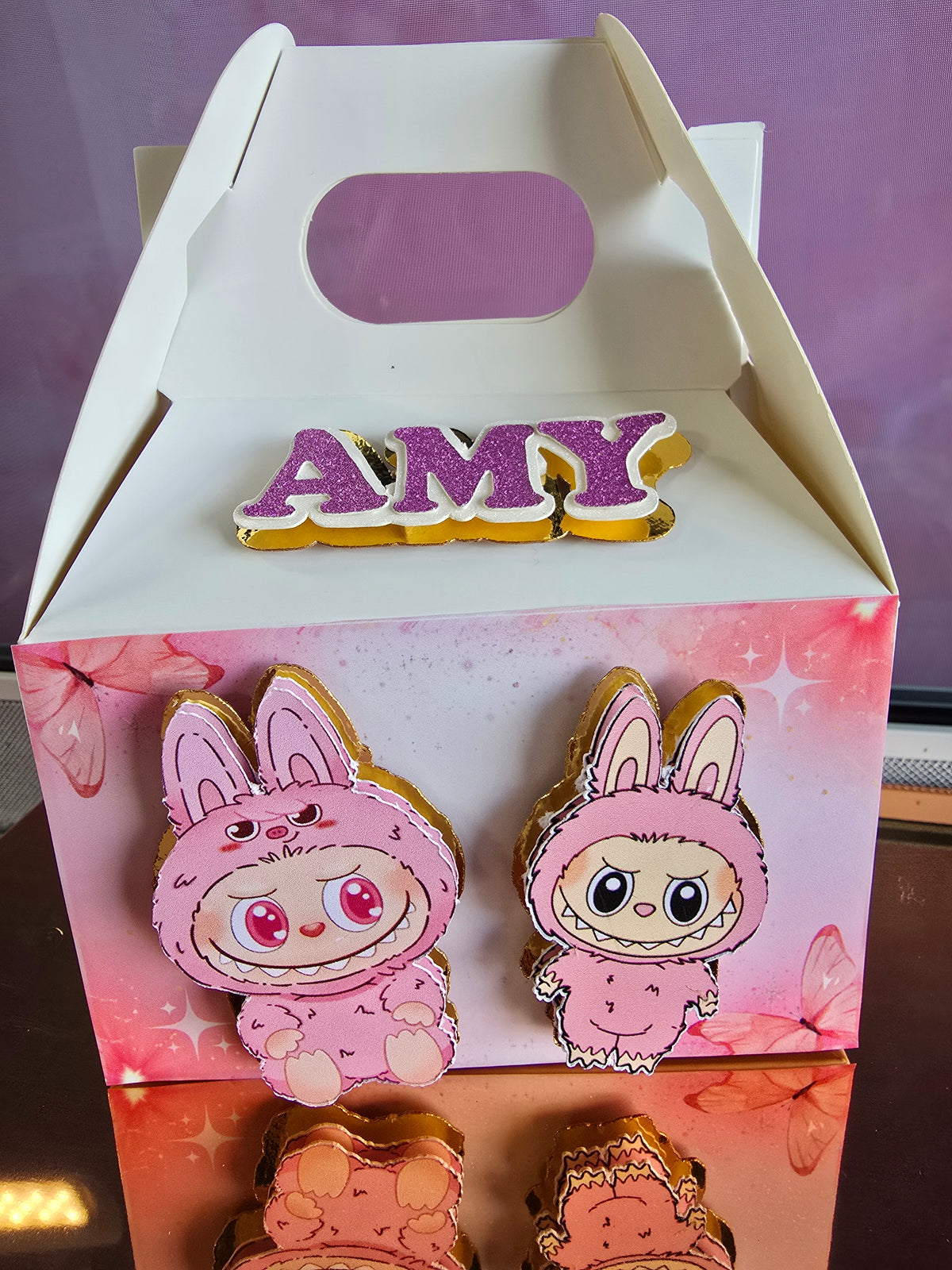 Mini Cajas Dulceras Personalizadas Estilo Box Lunch - Cajitas para Fiestas