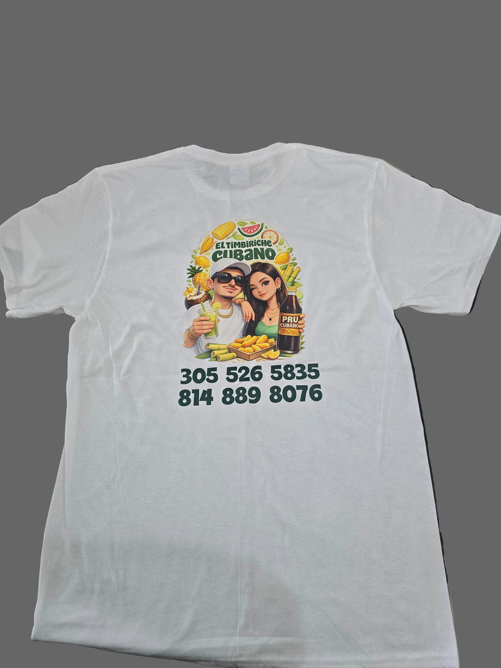 Custom White Sublimated T-Shirt – Personalized Shirt with Name, Photo, Logo or Custom Design | Unique Gift Idea