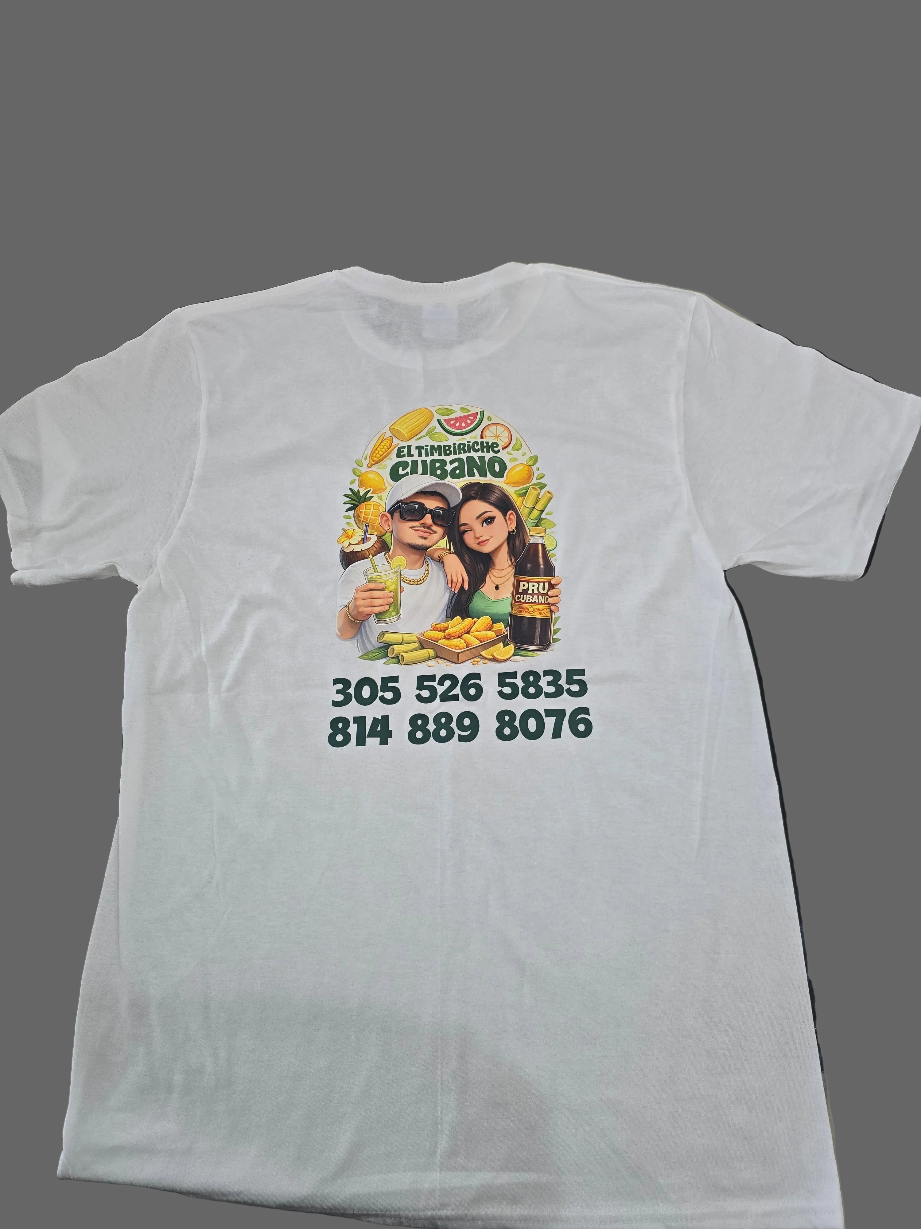 Custom White Sublimated T-Shirt – Personalized Shirt with Name, Photo, Logo or Custom Design | Unique Gift Idea