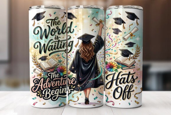2026 Graduation Tumbler 20 oz | Personalized Stainless Steel Insulated Cup