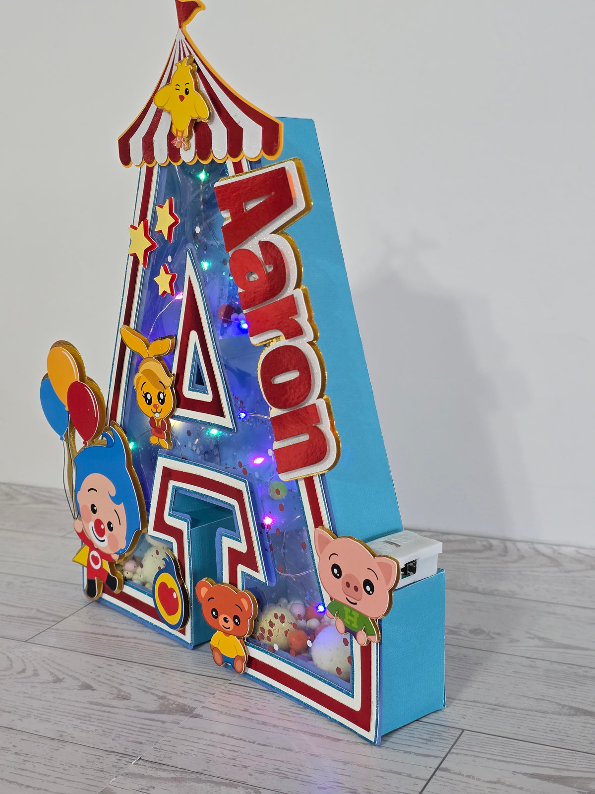 Custom 3D Light-Up Letters & Glowing Table Centerpiece (Plim)