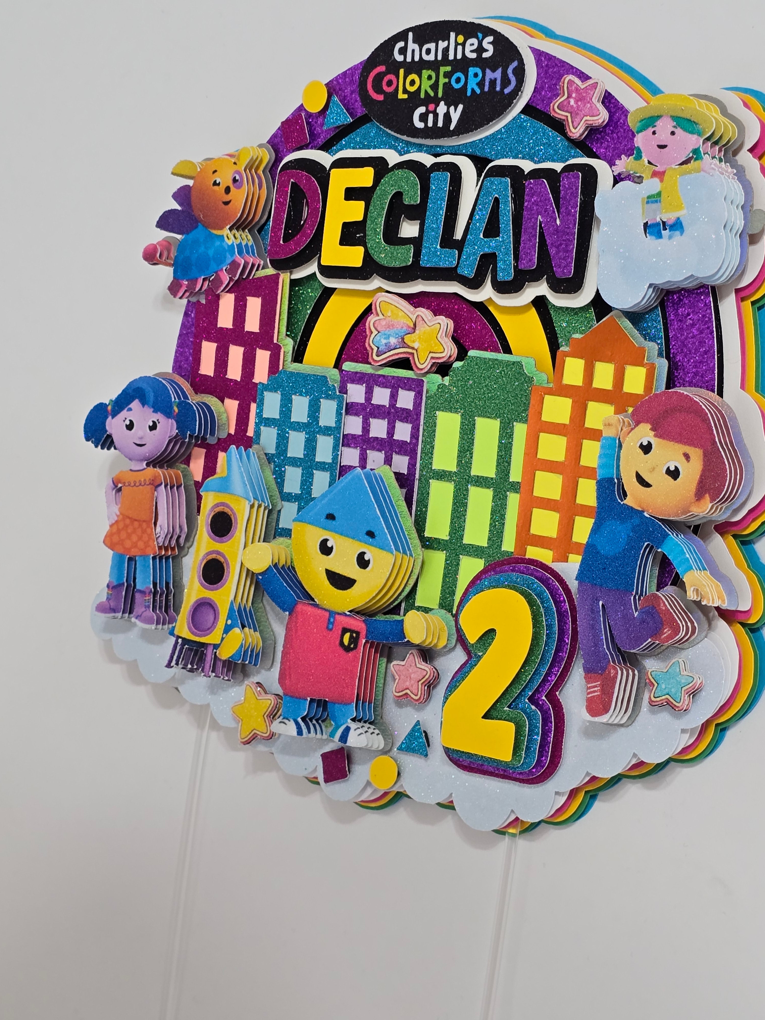 Adorno para tarta personalizado con purpurina 3D (SANRIO)