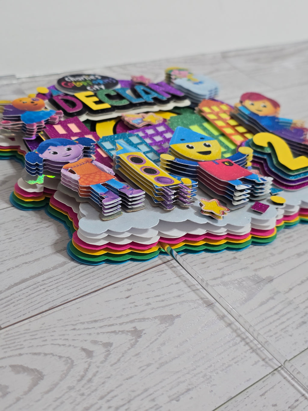 Adorno para tarta personalizado con purpurina 3D (SANRIO)