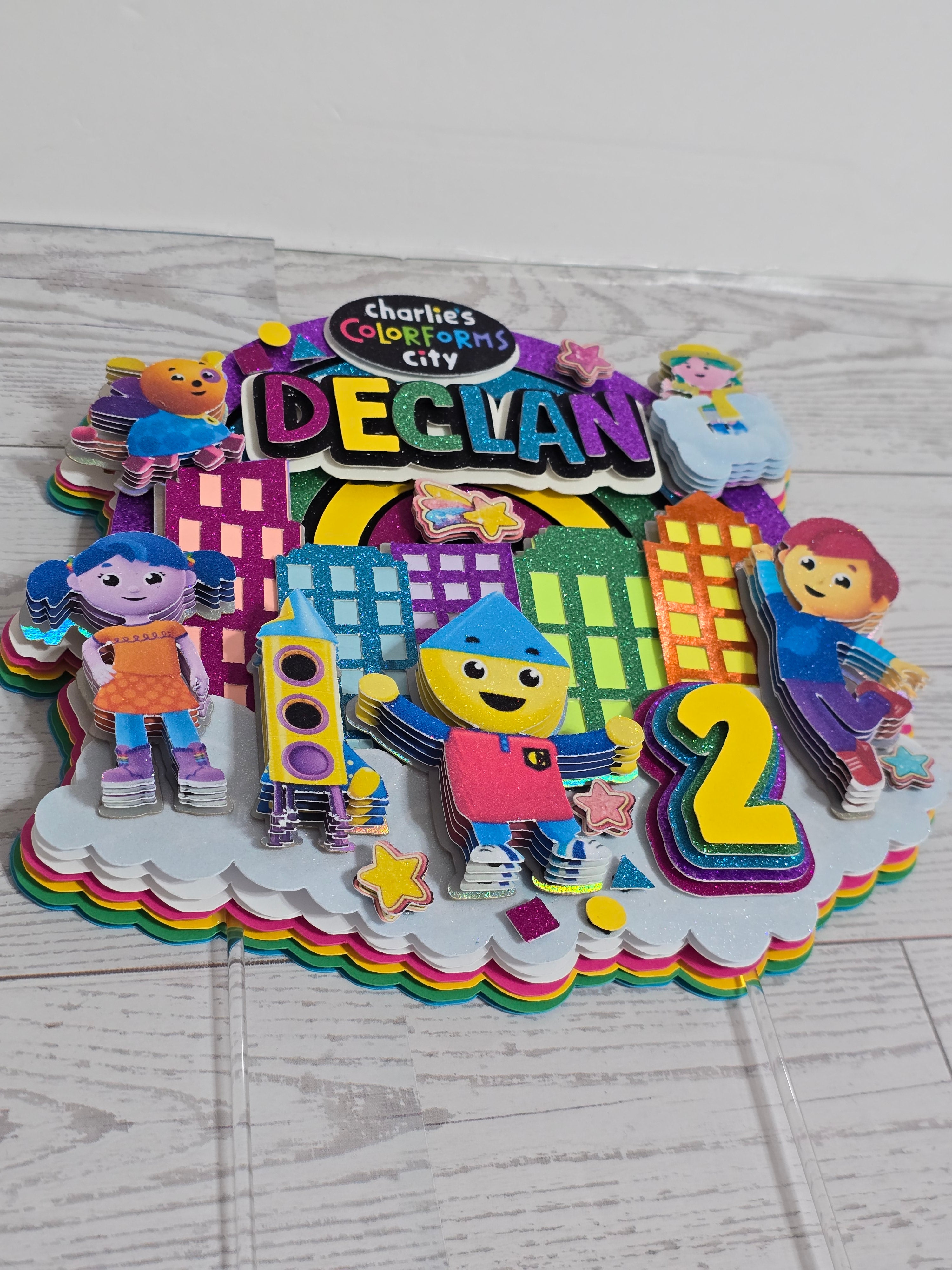 Adorno para tarta personalizado con purpurina 3D (SANRIO)