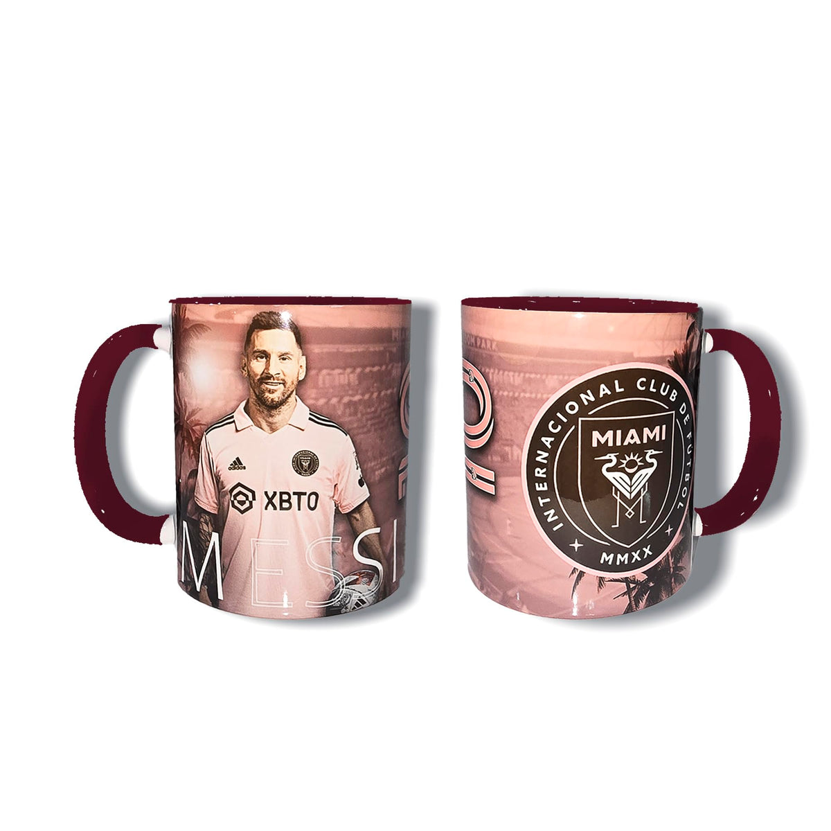 Taza de café de fútbol con impresión completa