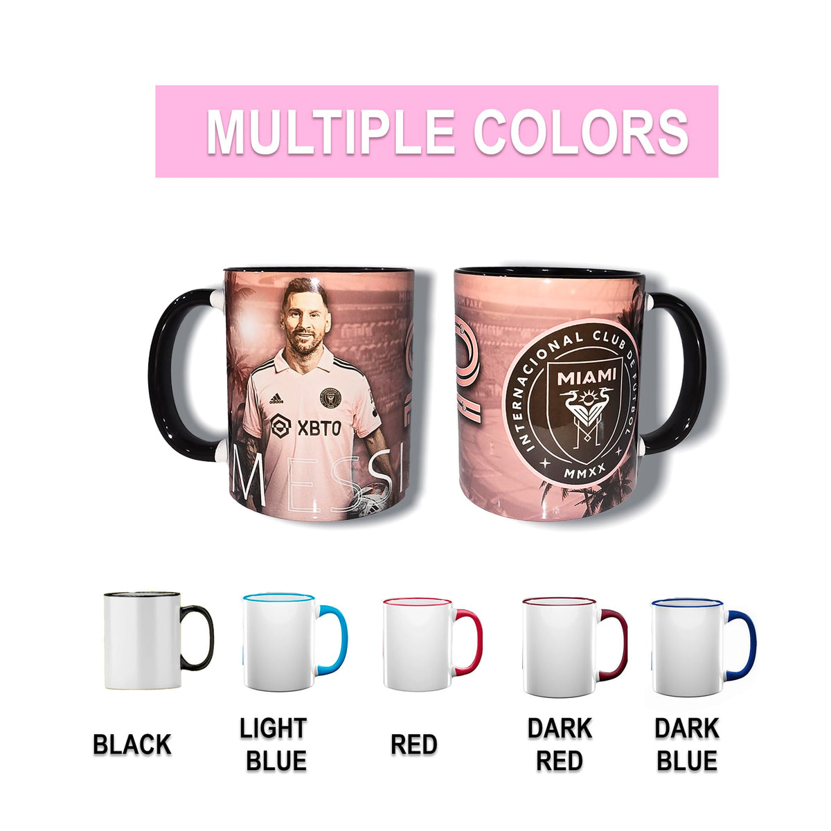 Taza de café de fútbol con impresión completa
