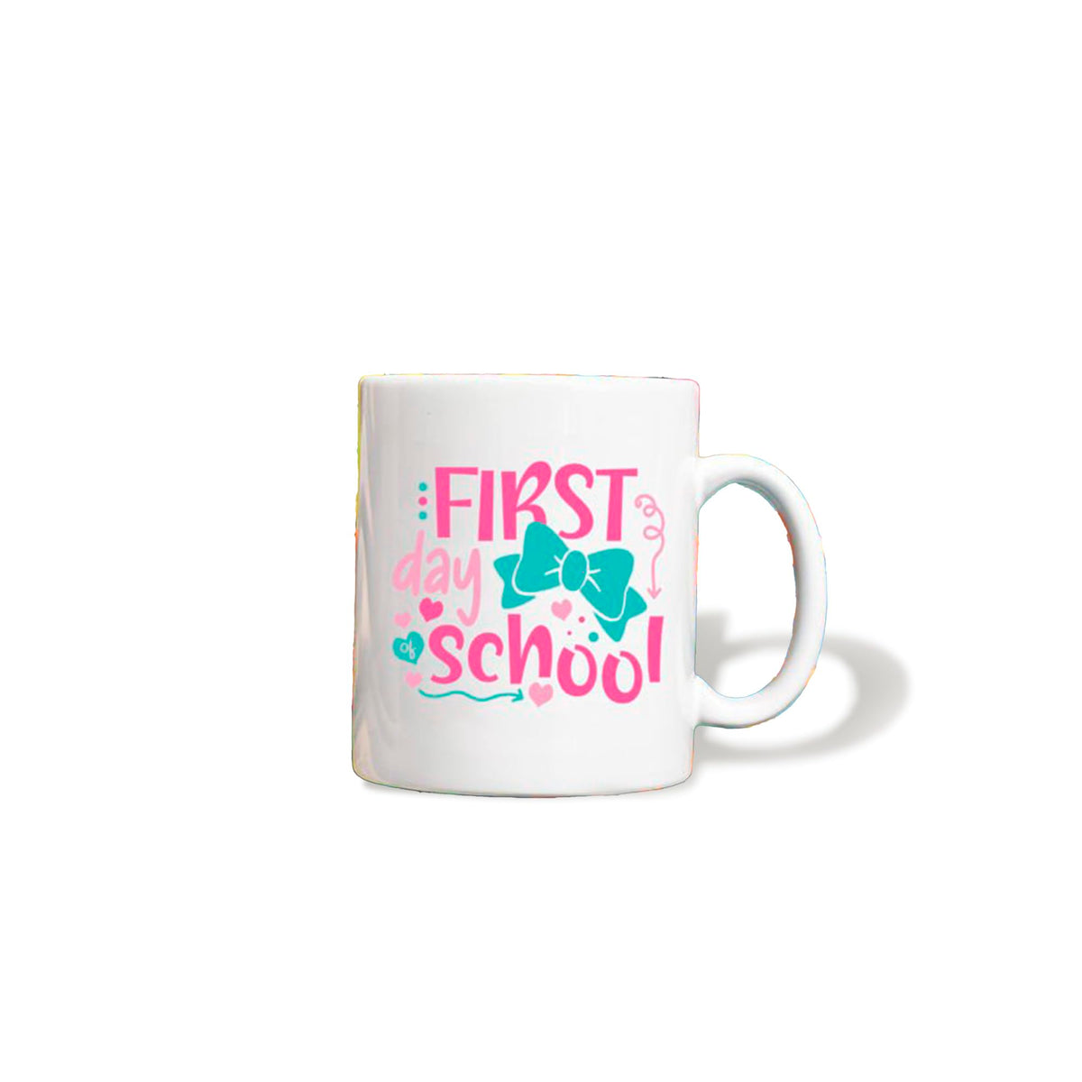 Taza de cerámica de regreso a clases, 11 oz, temática del primer día de clases