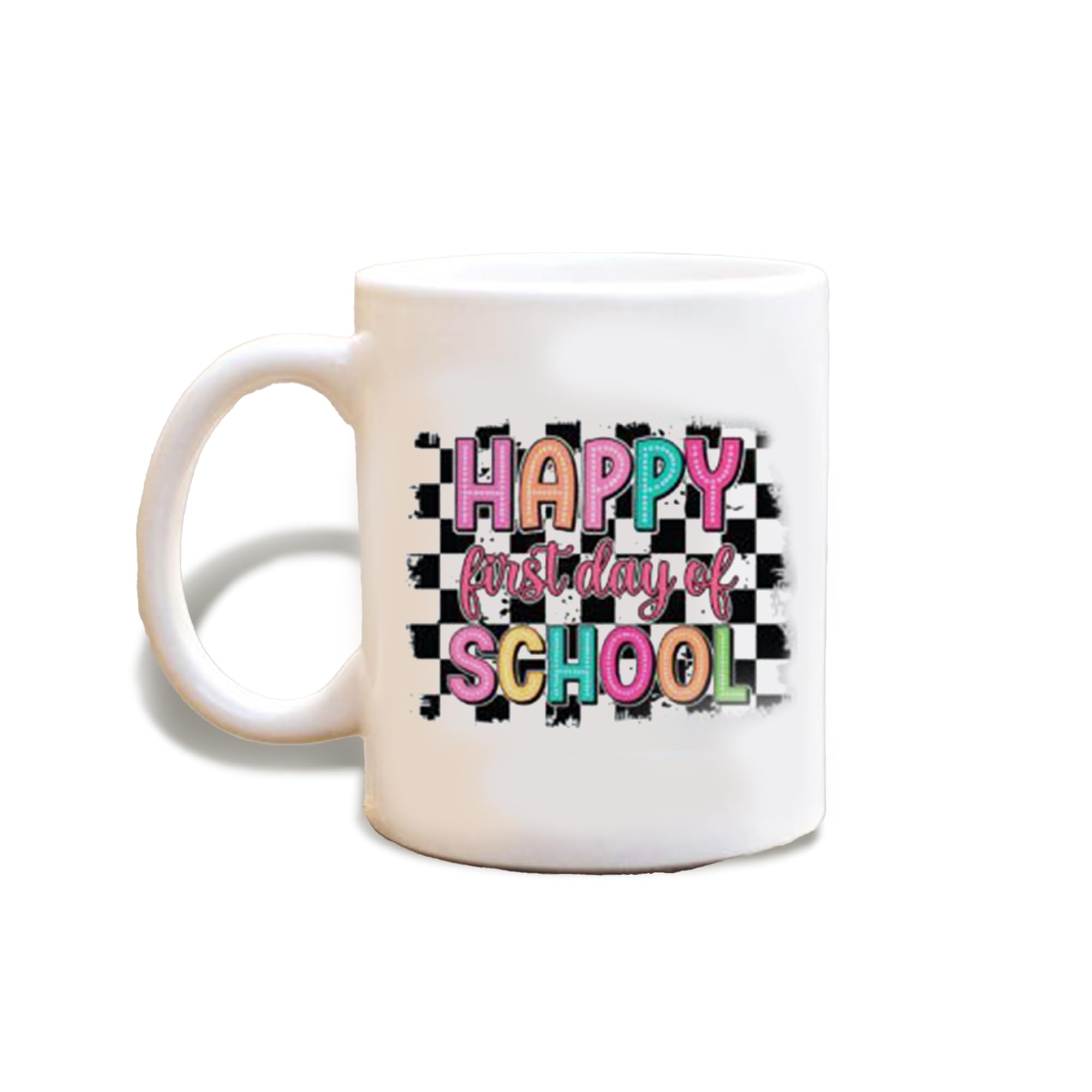 Back to School Ceramic Mug, 11 oz, First Day of School Theme