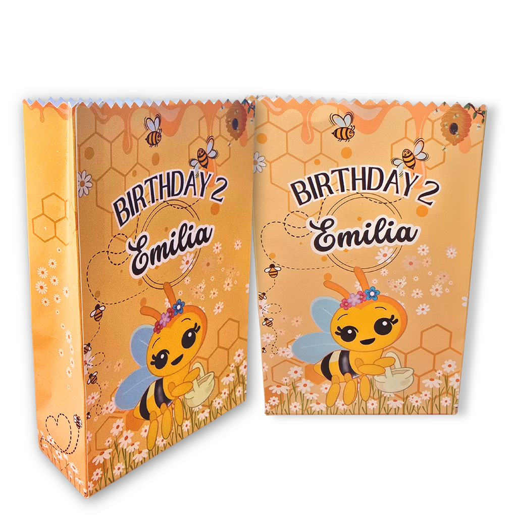 Mini Treat Bag Personalizada - Bolsitas de Dulces para Fiestas