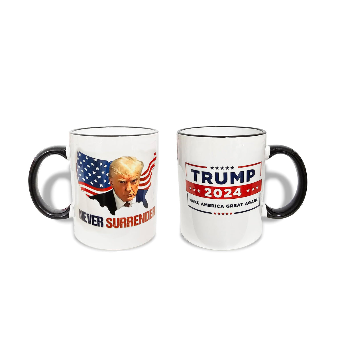 Tazas de café Trump, impresión a doble cara, cerámica, caja de regalo, regalos de cumpleaños para hombres, mujeres, papá, amigos.