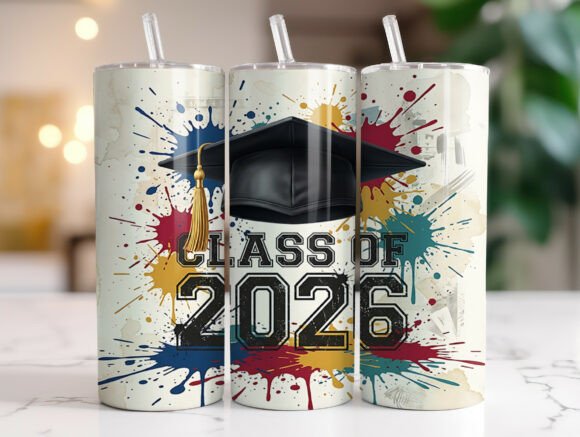 2026 Graduation Tumbler 20 oz | Personalized Stainless Steel Insulated Cup