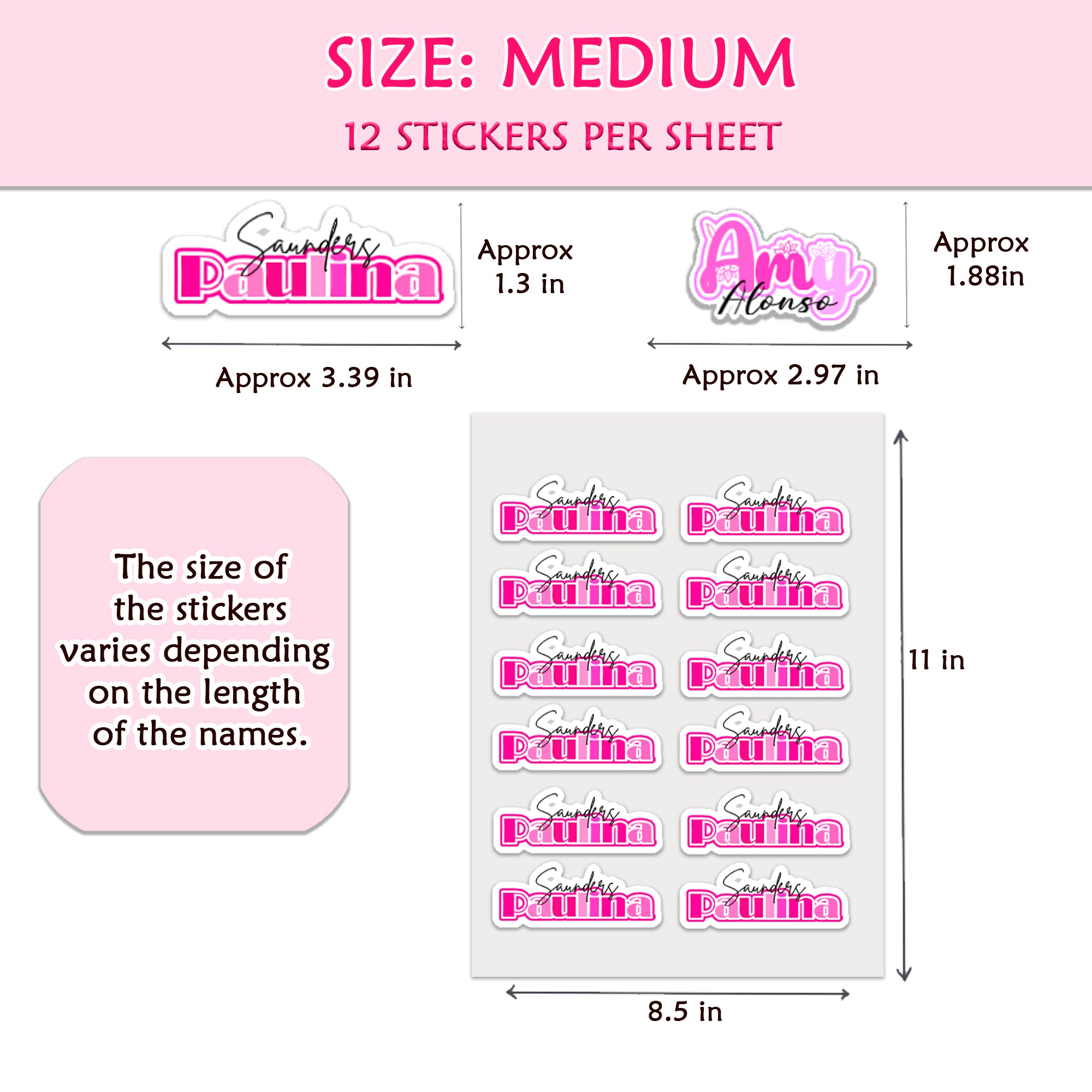 Pegatinas Personalizadas con Nombres para Útiles Escolares - Etiquetas Resistentes