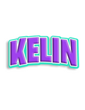 Personalized 3D Glitter NAME k pop