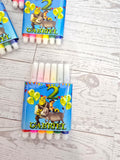 Mini Marcadores Personalizados Shrek | Set de 6 con Empaque | Por Docena