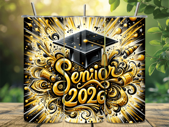 2026 Graduation Tumbler 20 oz | Personalized Stainless Steel Insulated Cup