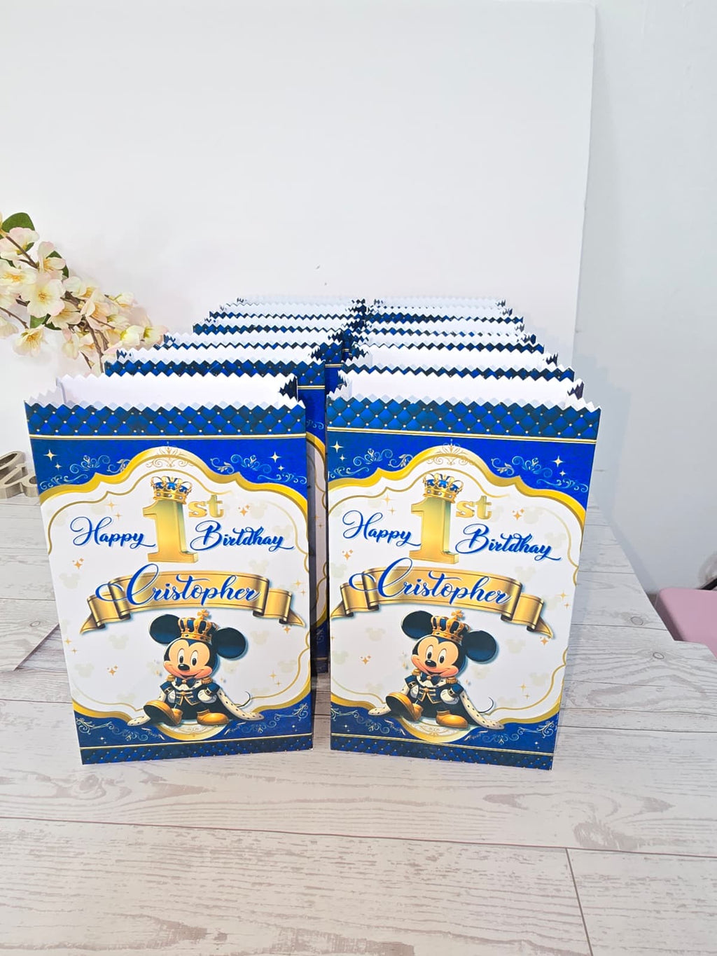 Personalized Mini Treat Bags | Custom Party Favor Bags for Kids Birthdays, Baby Showers & Events