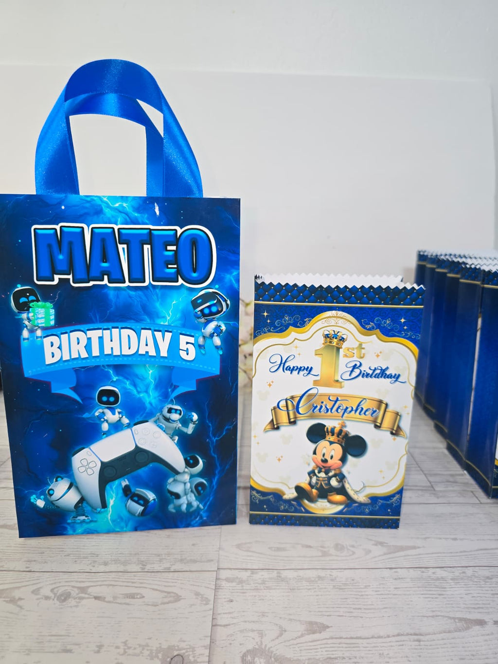 Personalized Mini Treat Bags | Custom Party Favor Bags for Kids Birthdays, Baby Showers & Events