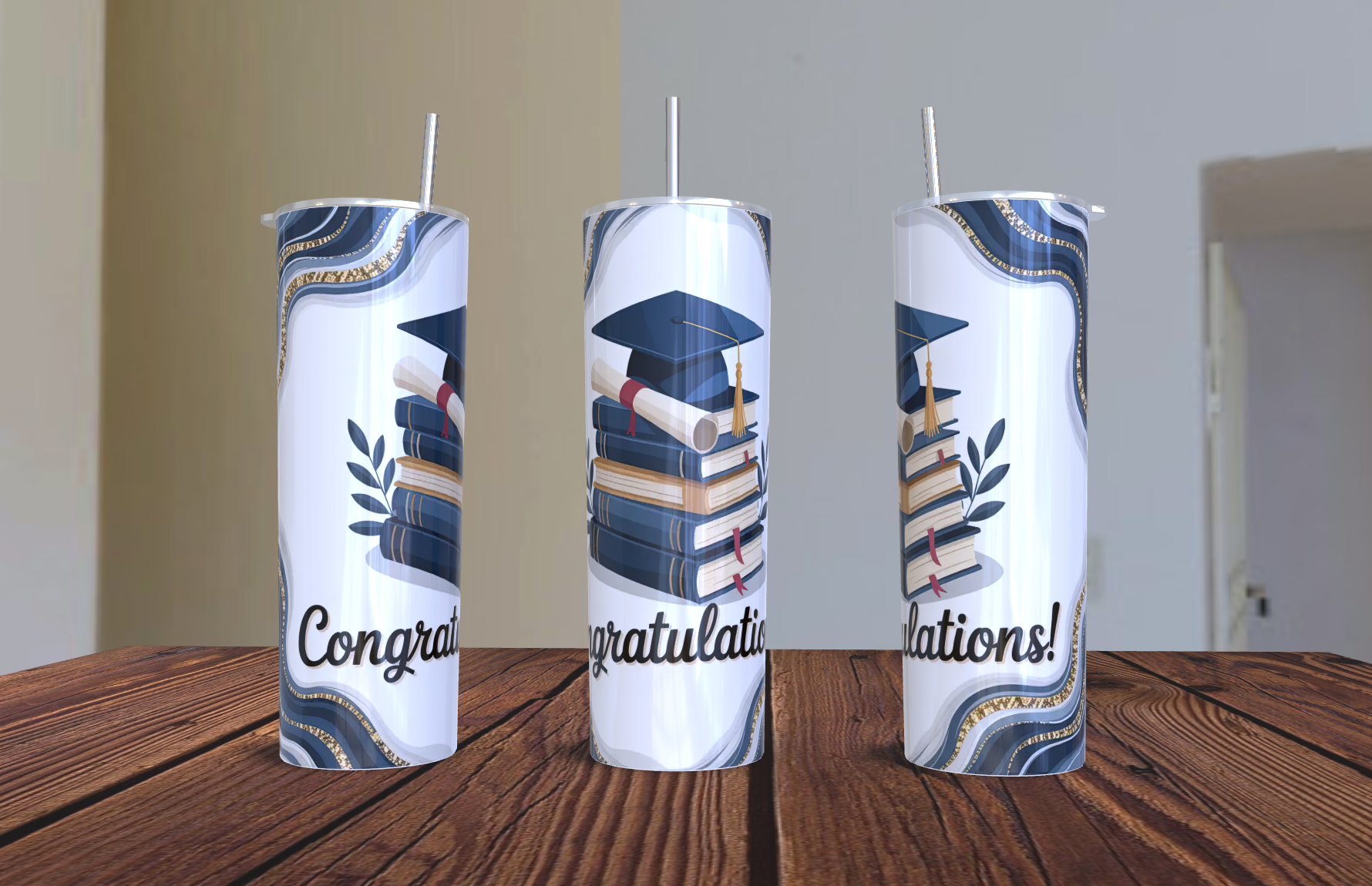 2026 Graduation Tumbler 20 oz | Personalized Stainless Steel Insulated Cup