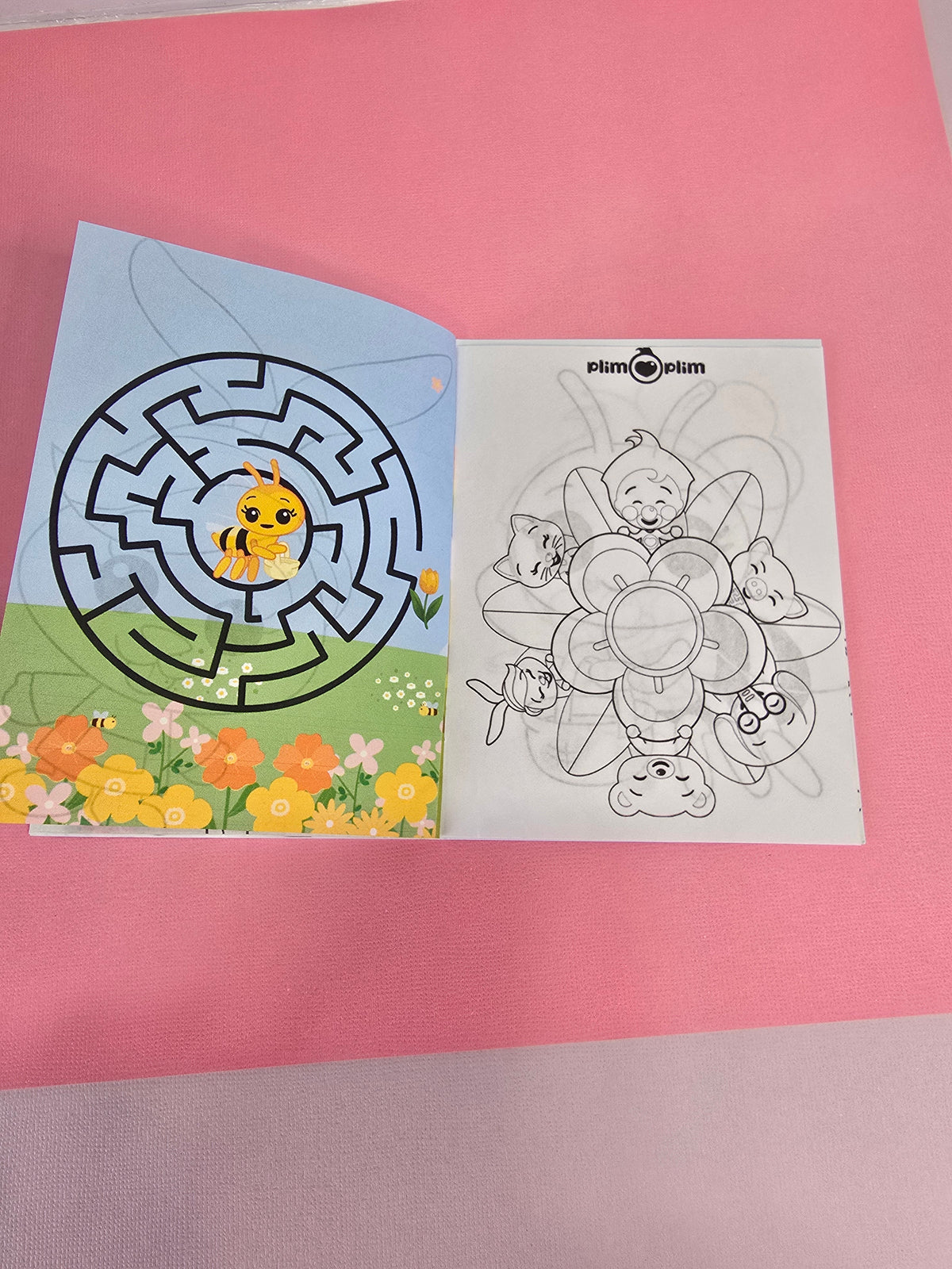 20 Personalized Mini Plim Coloring Books – Party Favors Pack of 20 | 16 Pages | 5.5"x4" |
