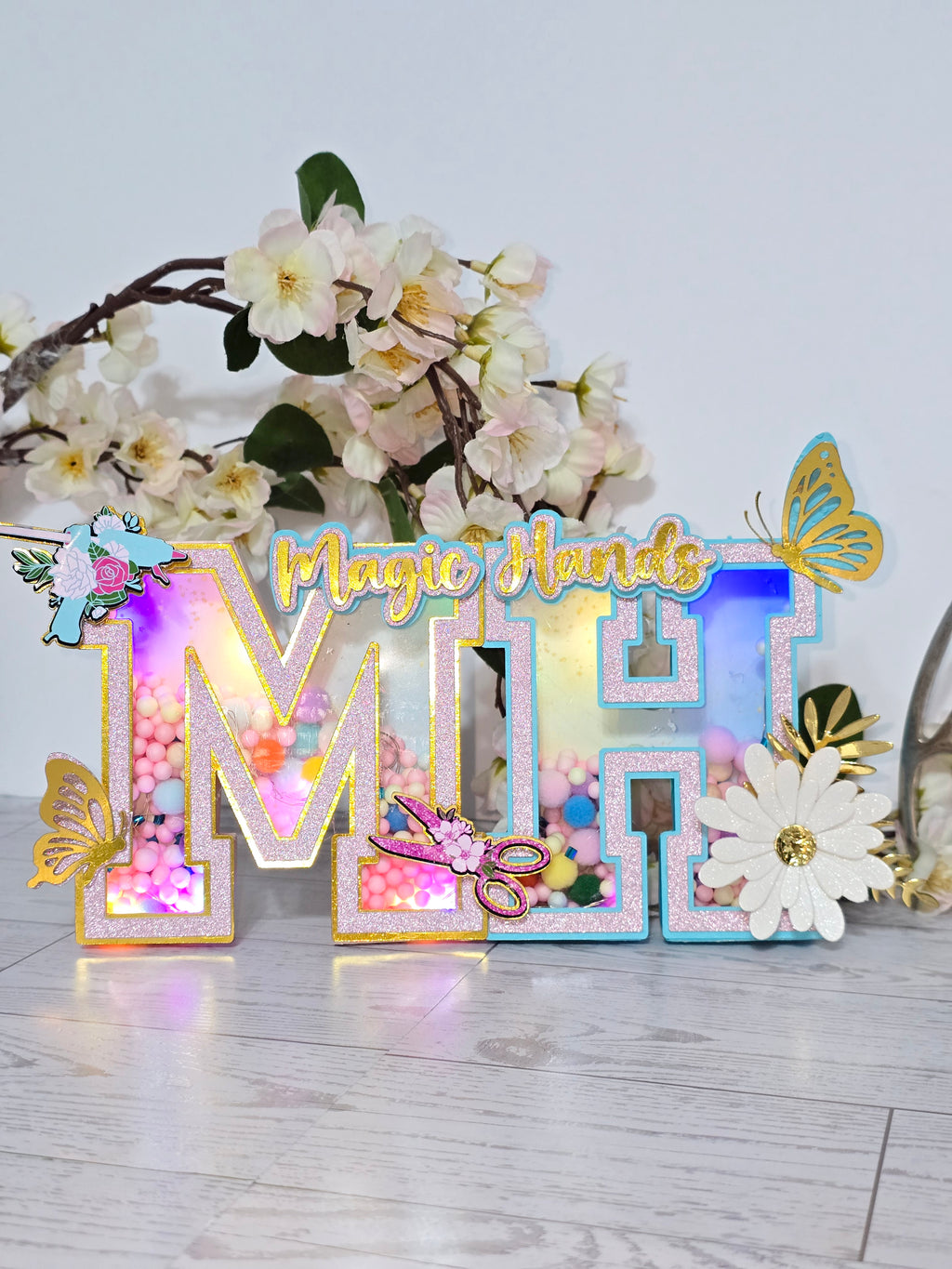 Personalized 3D Light-Up Letters – Custom Party Décor