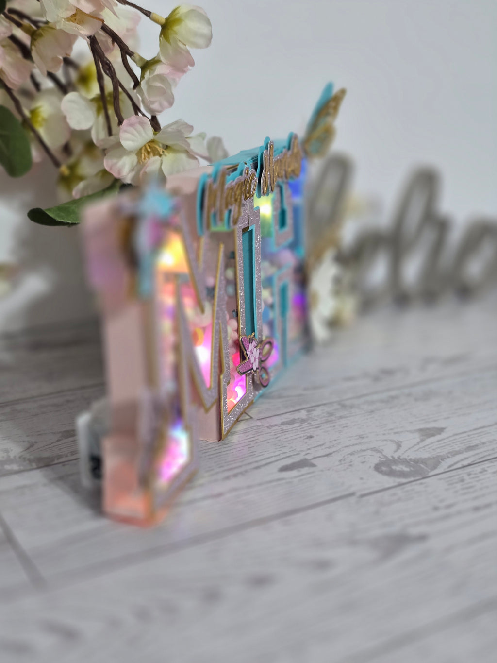 Personalized 3D Light-Up Letters – Custom Party Décor