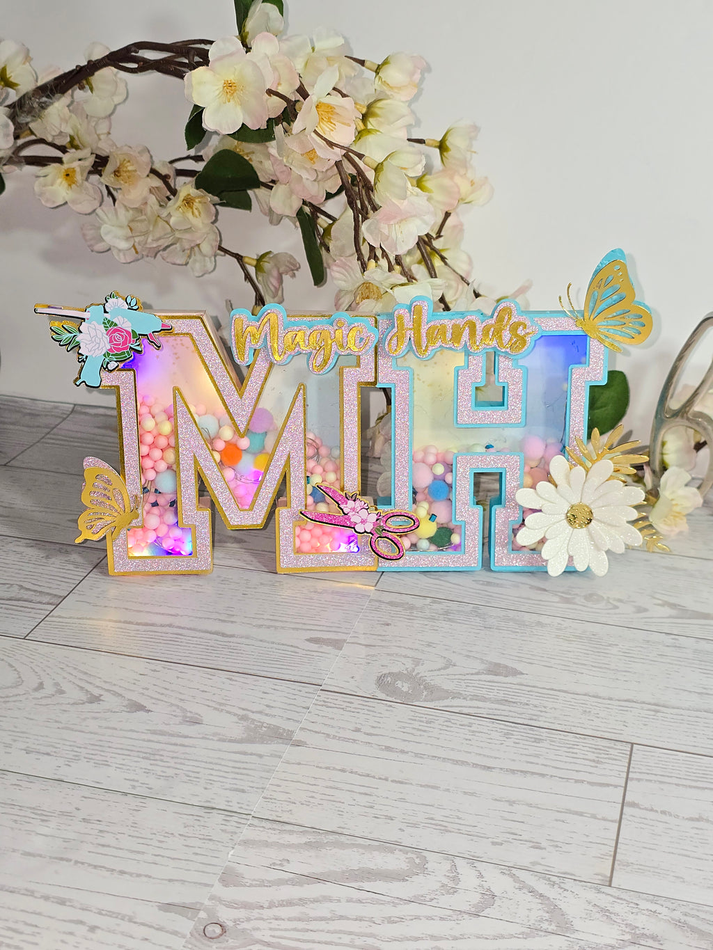 Personalized 3D Light-Up Letters – Custom Party Décor