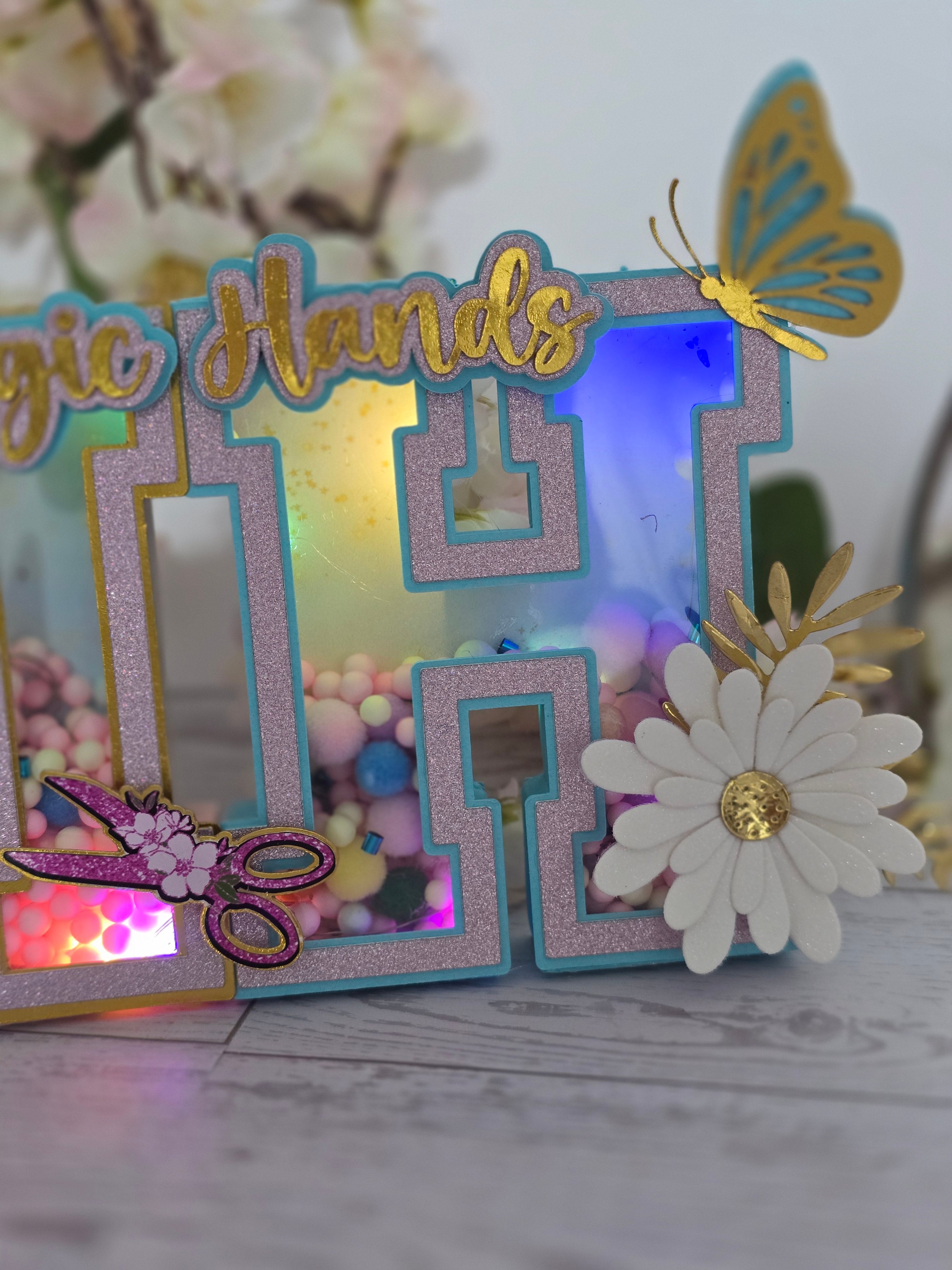 Personalized 3D Light-Up Letters – Custom Party Décor