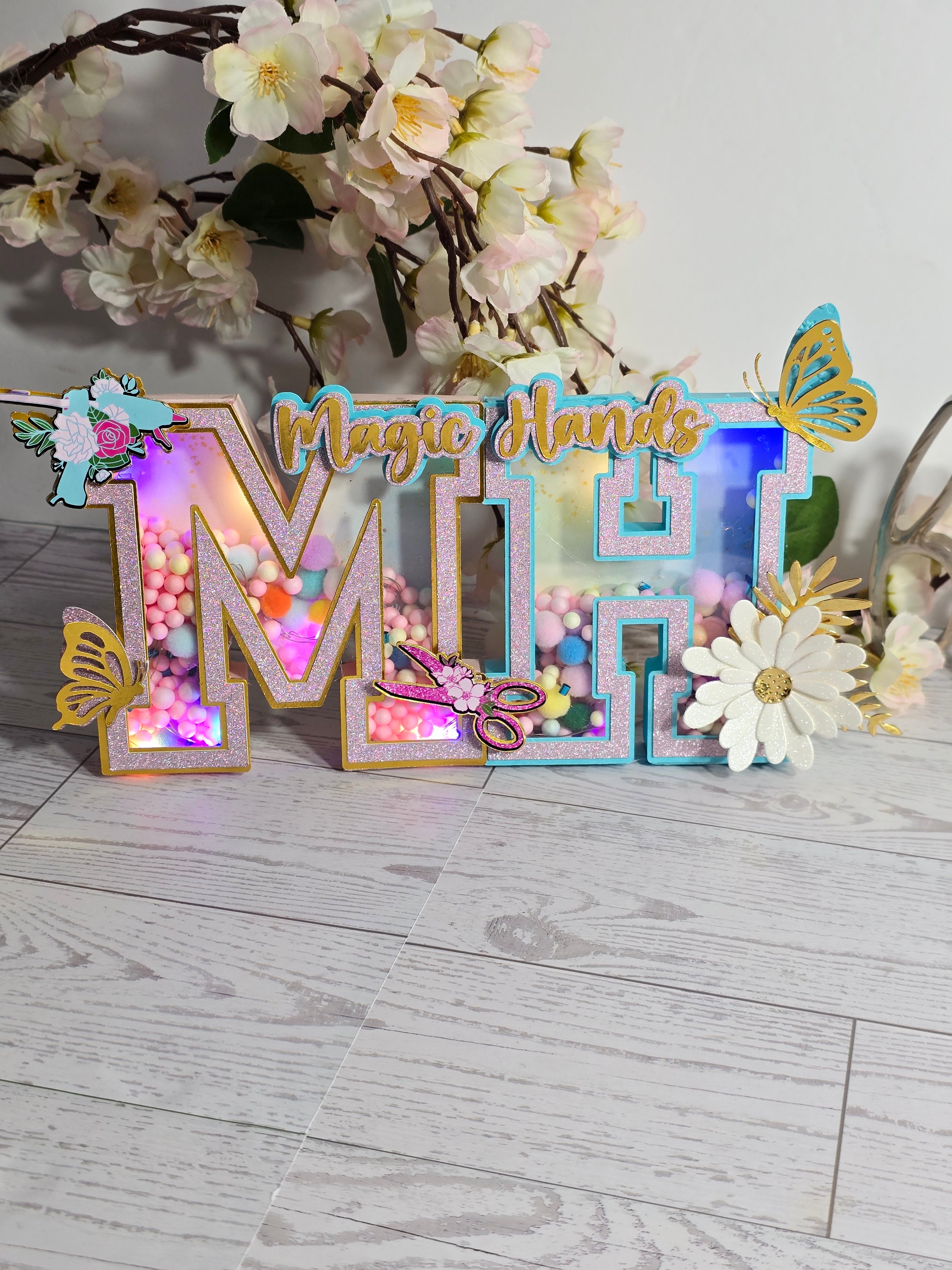 Personalized 3D Light-Up Letters – Custom Party Décor