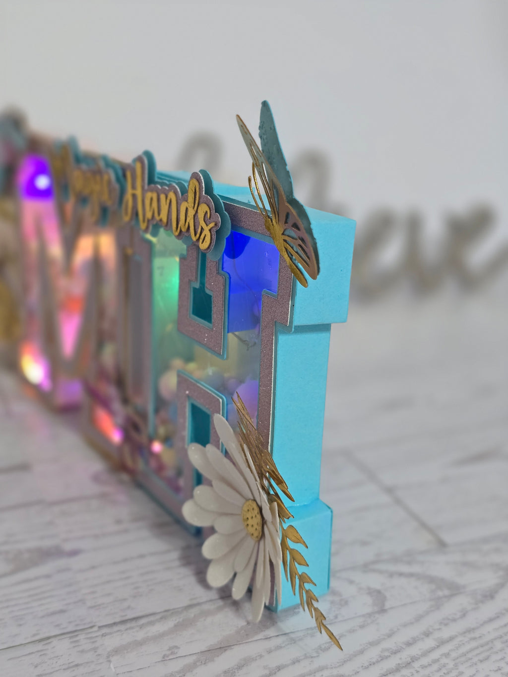 Personalized 3D Light-Up Letters – Custom Party Décor