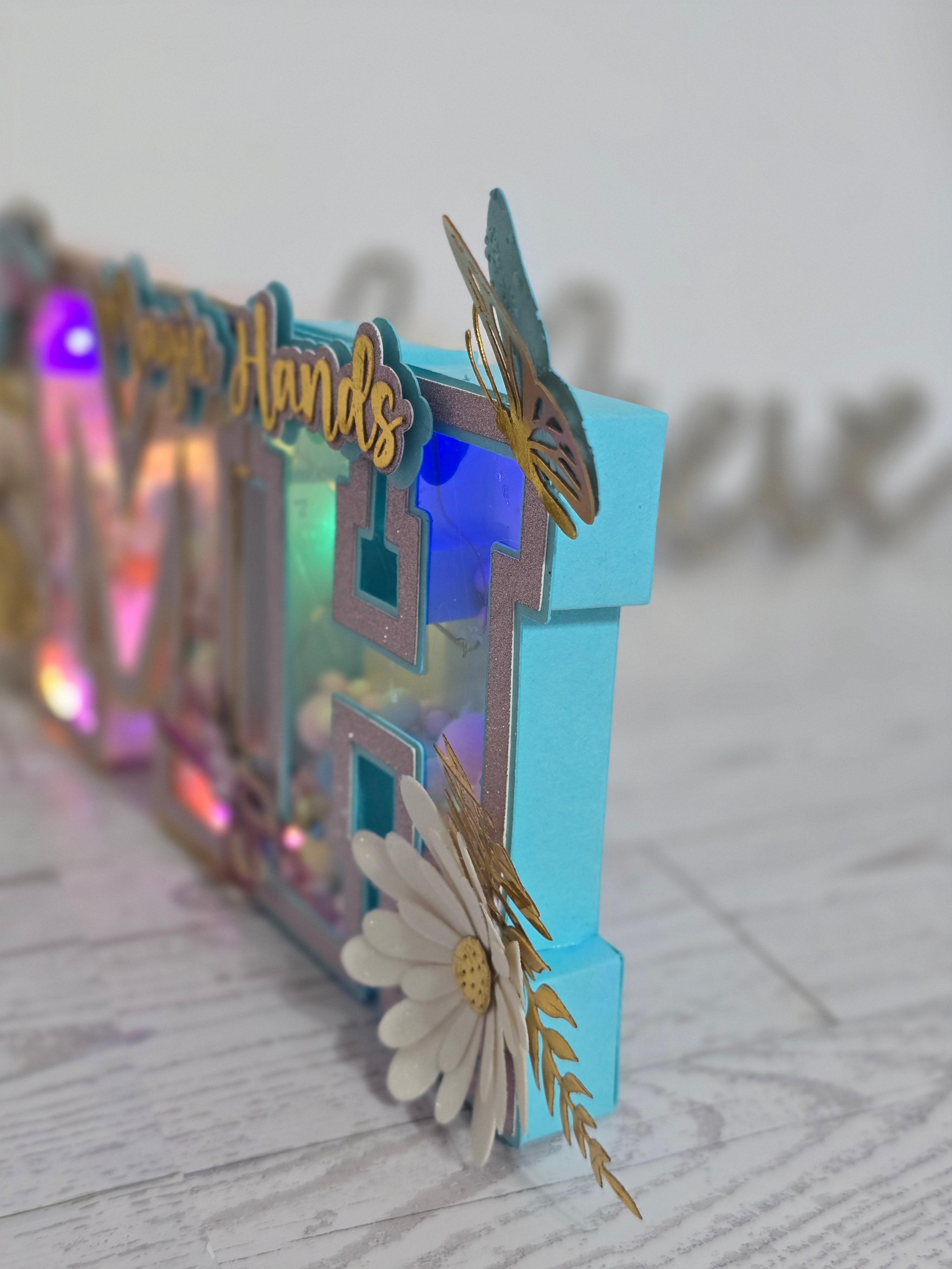 Personalized 3D Light-Up Letters – Custom Party Décor