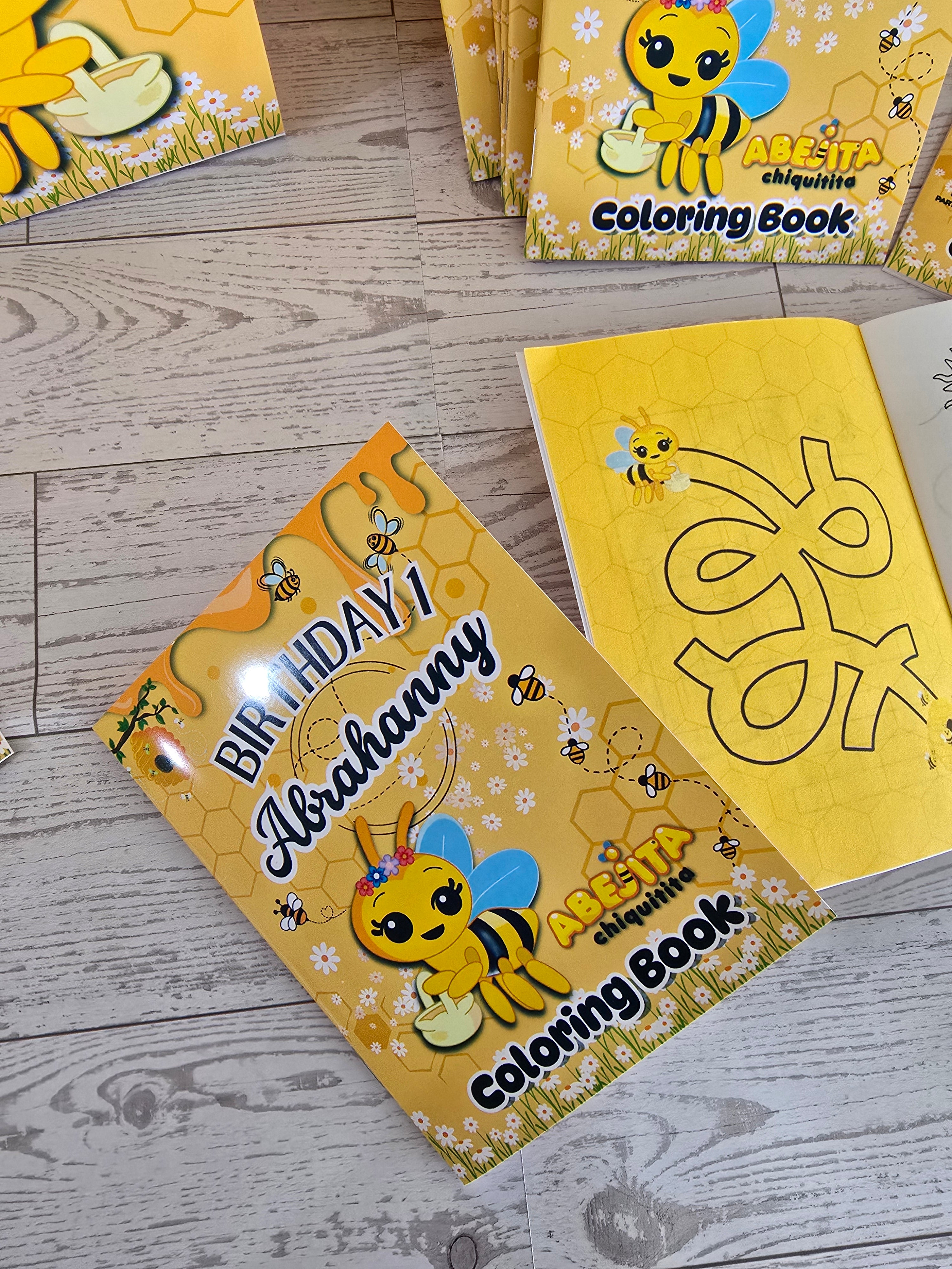 Personalized Mini Coloring Books – Party Favors Pack of 12 | 16 Pages | 5.5"x4" | Multiple Themes