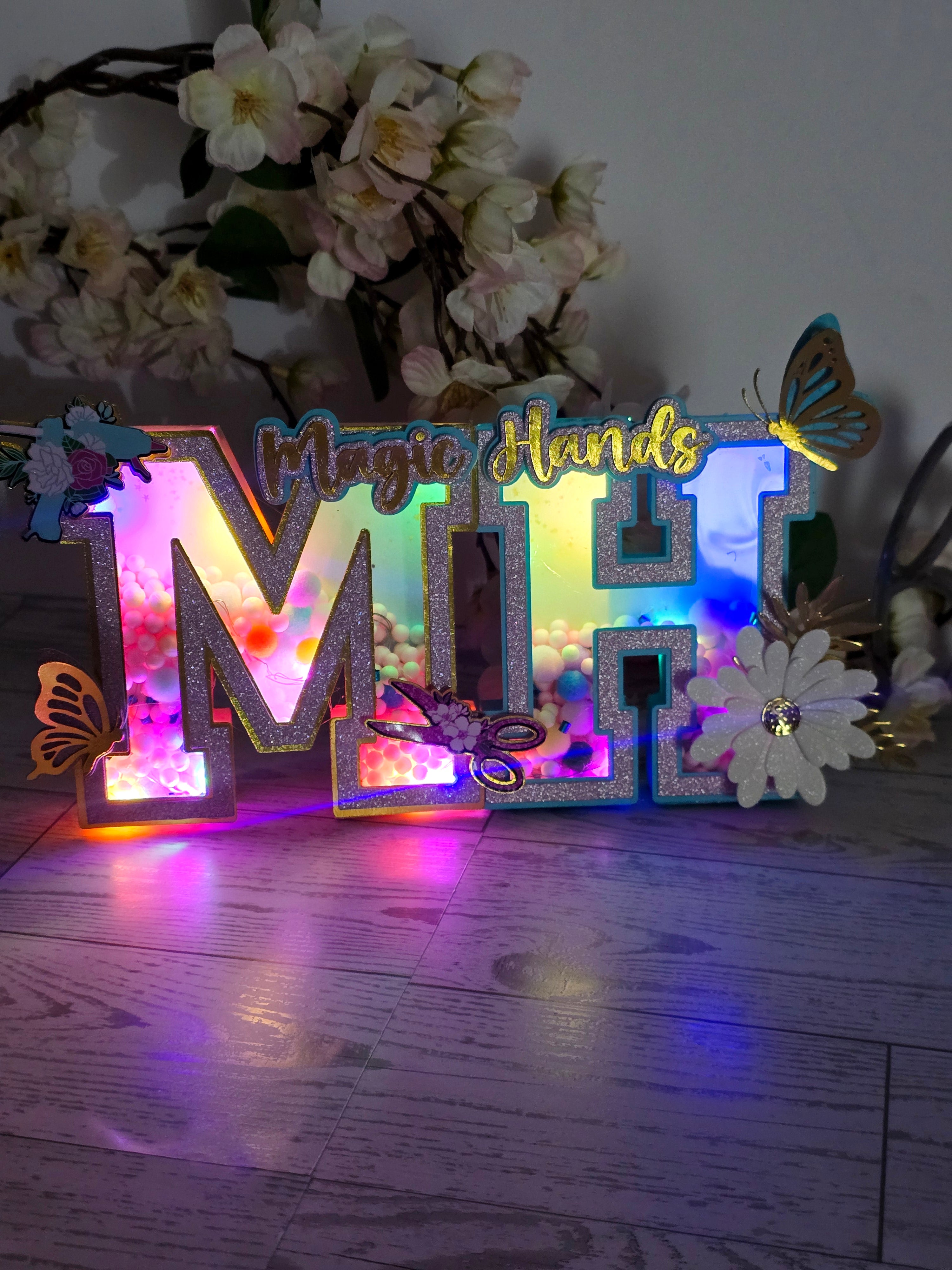 Personalized 3D Light-Up Letters – Custom Party Décor