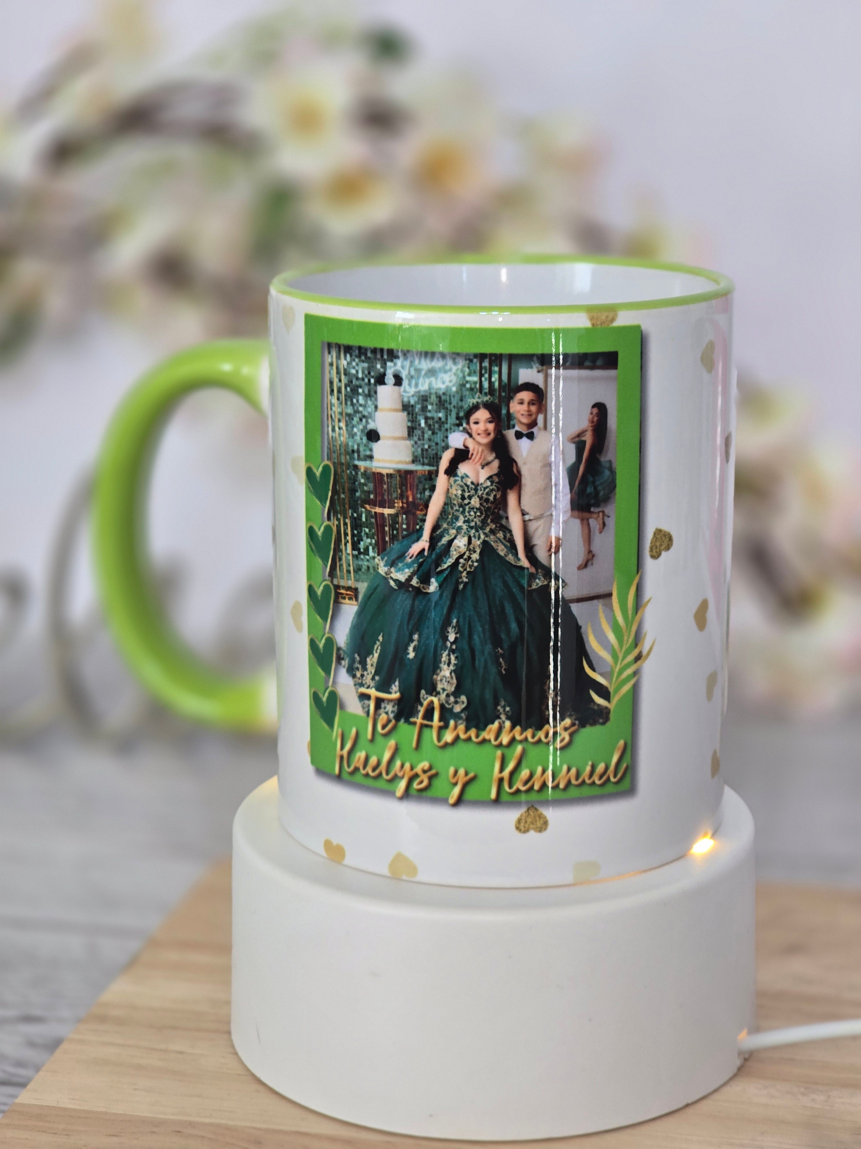 Taza Personalizada Día de la Madre | Mamá, Abuela, Abu, Bisabuela | 11oz Cerámica