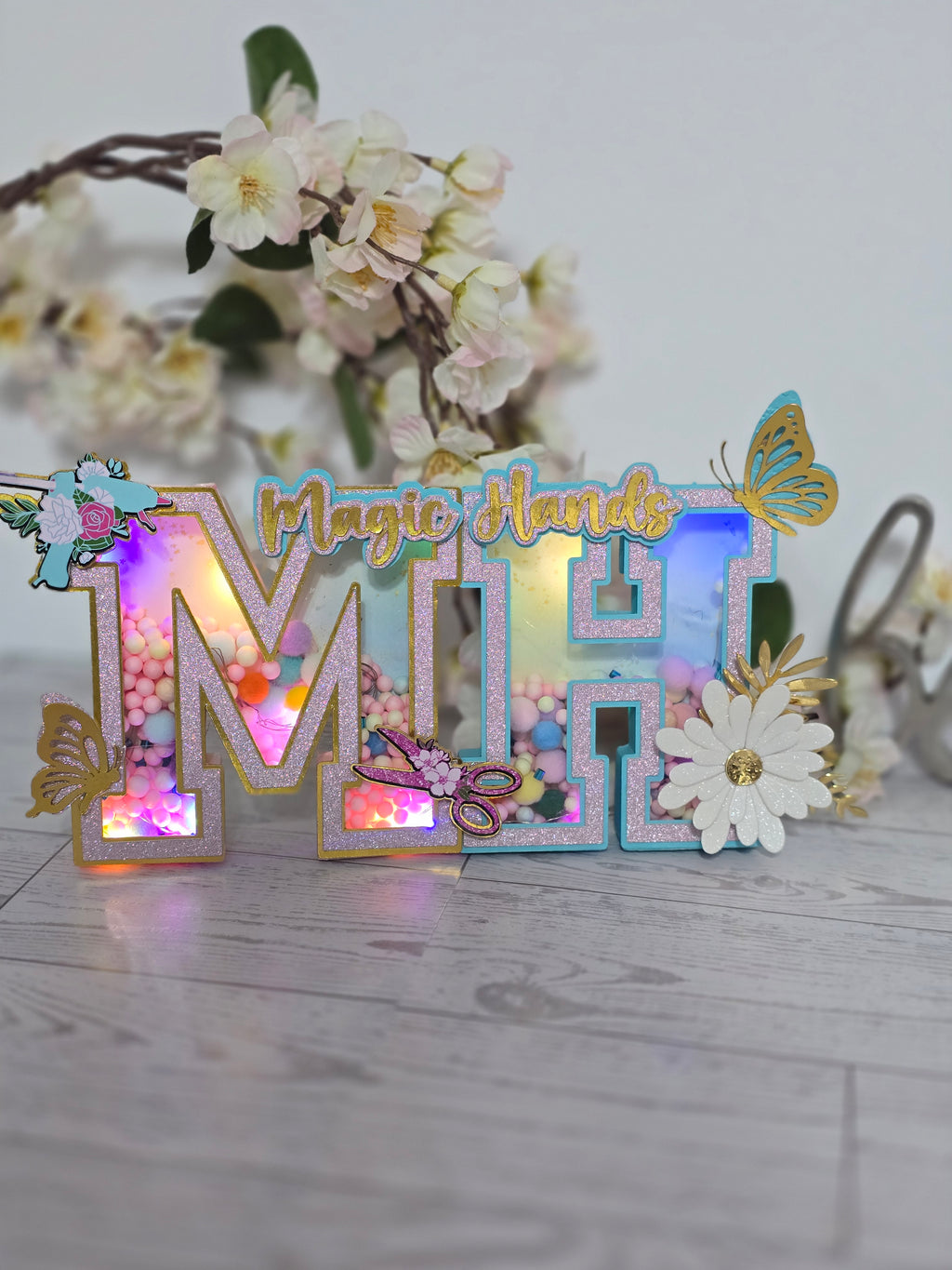Personalized 3D Light-Up Letters – Custom Party Décor
